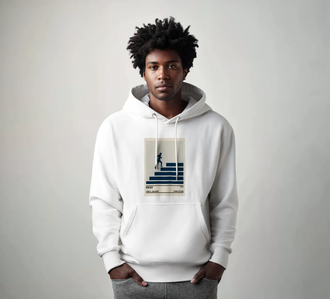 Rocky felpa con cappuccio da TheArtstudio