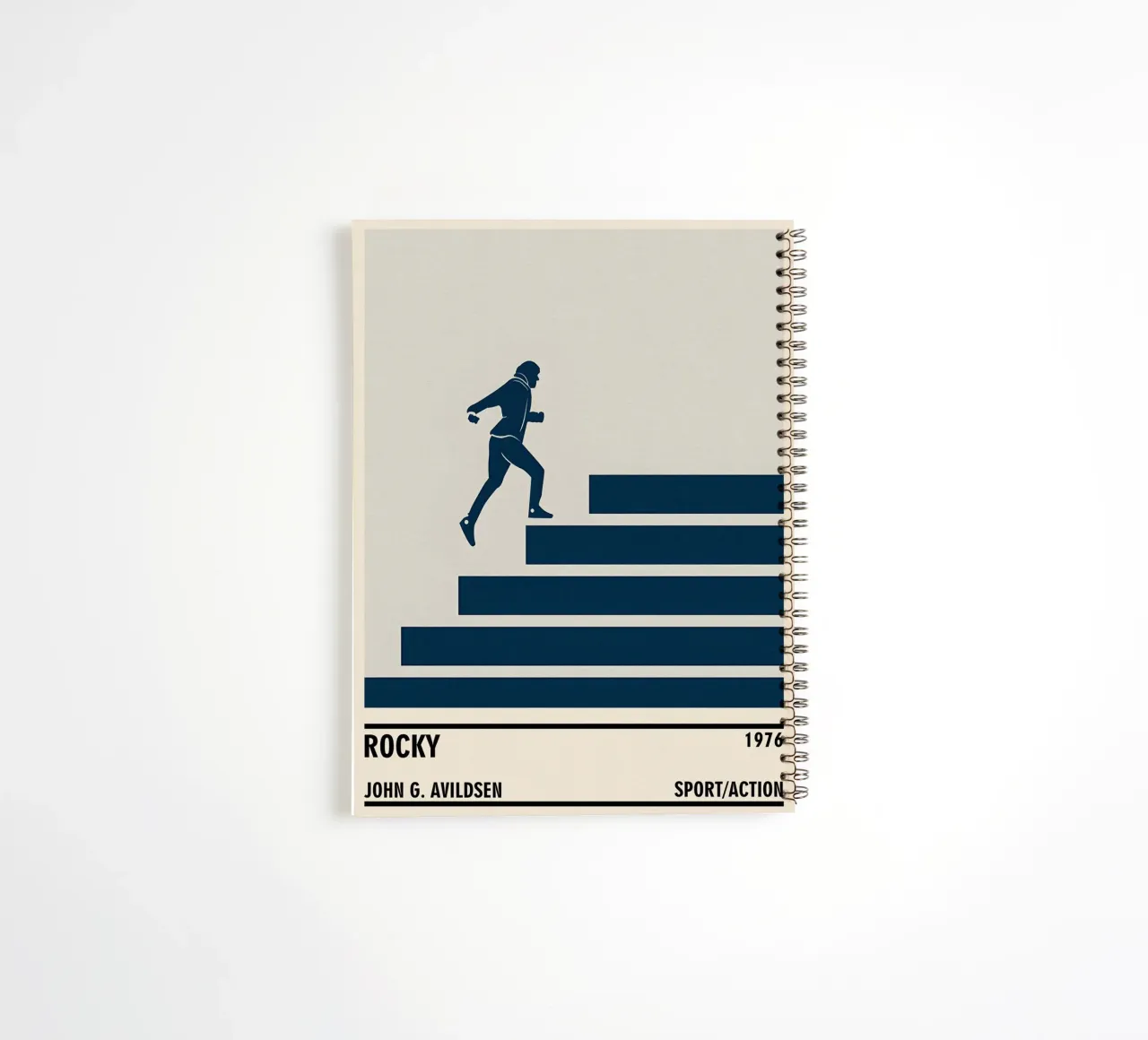 Rocky spiral notebook by TheArtstudio