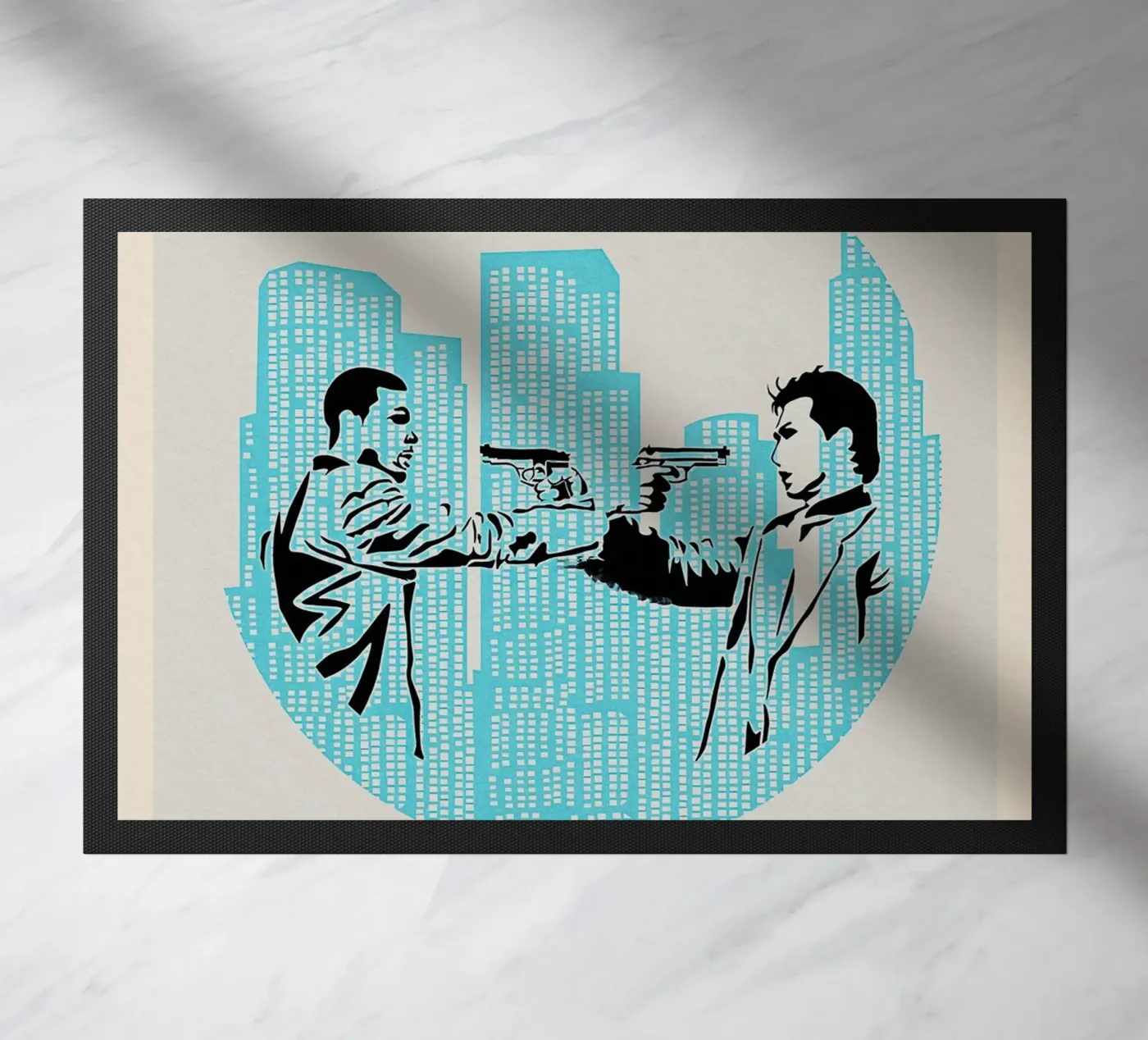Rush Hour deurmat van TheArtstudio
