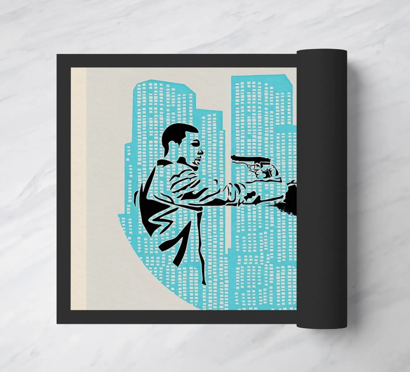 Rush Hour Fußmatte von TheArtstudio