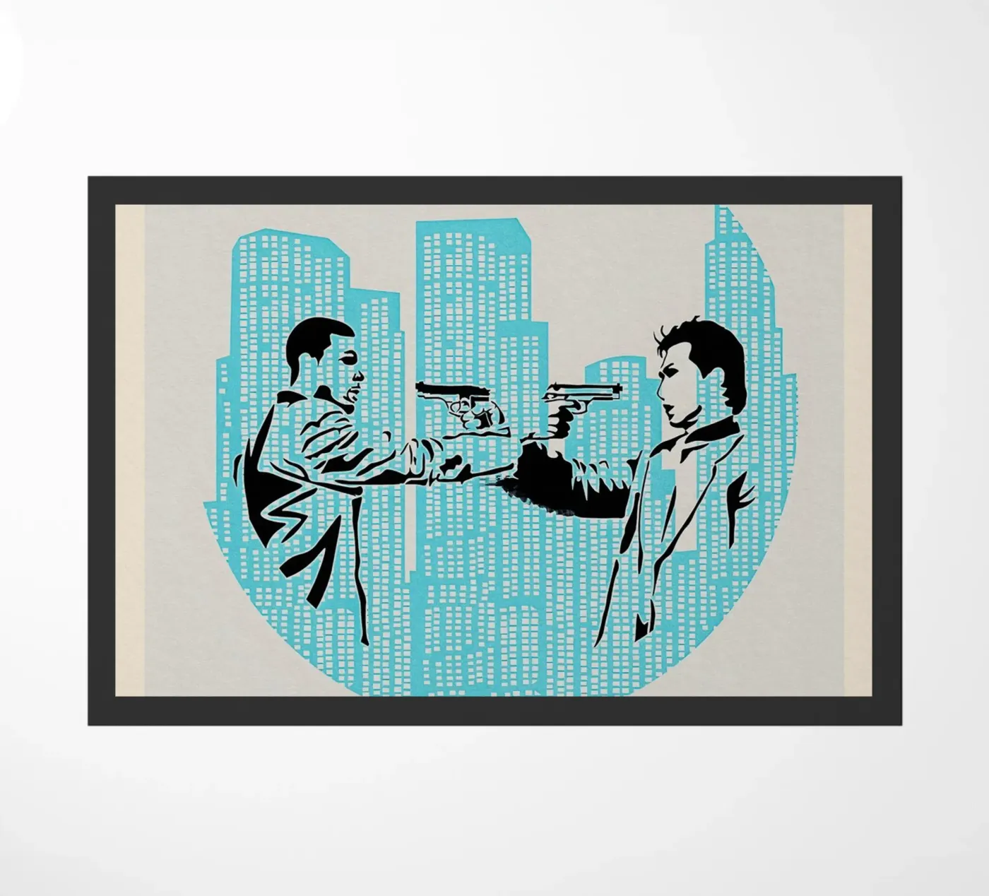 Rush Hour deurmat van TheArtstudio