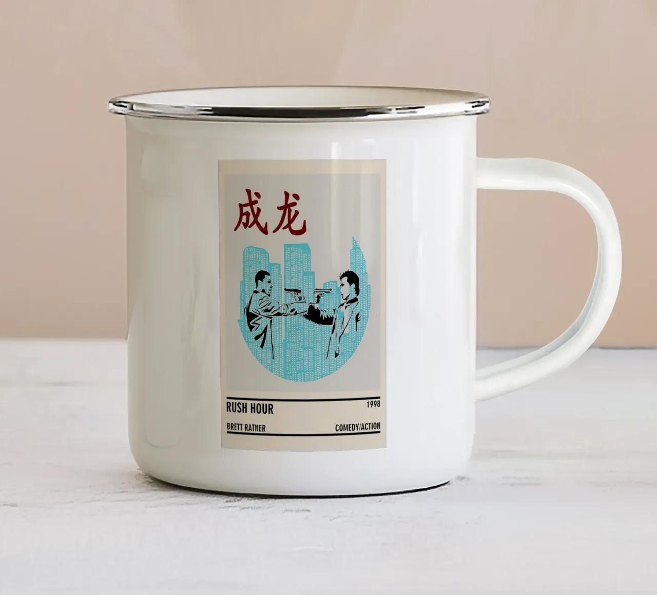 Rush Hour tazza in smalto da TheArtstudio