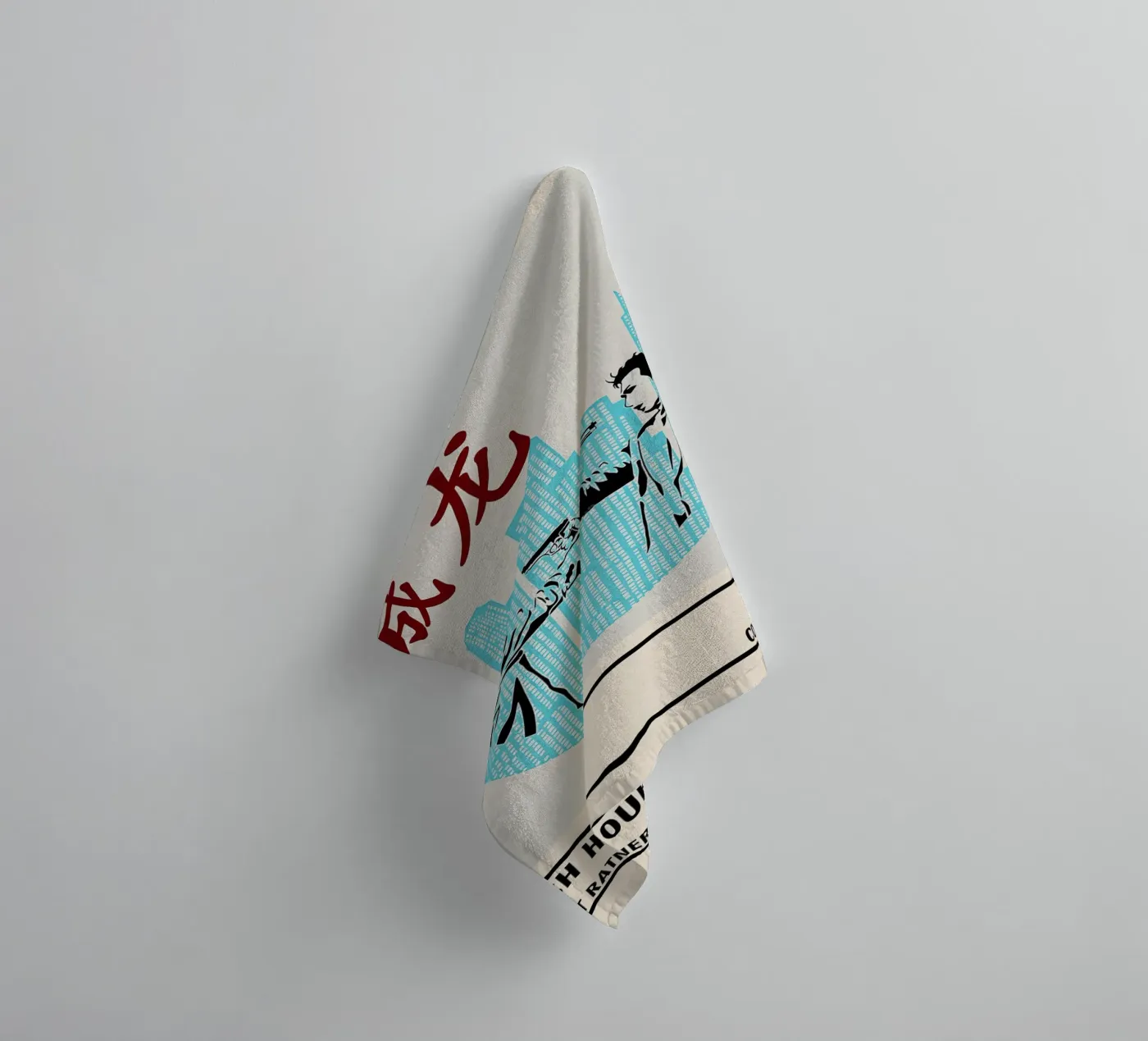 Rush Hour towel by TheArtstudio