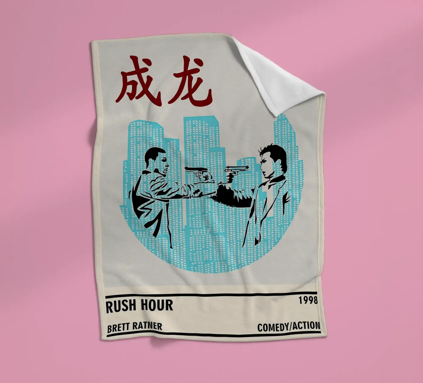 Rush Hour fleecedeken van TheArtstudio