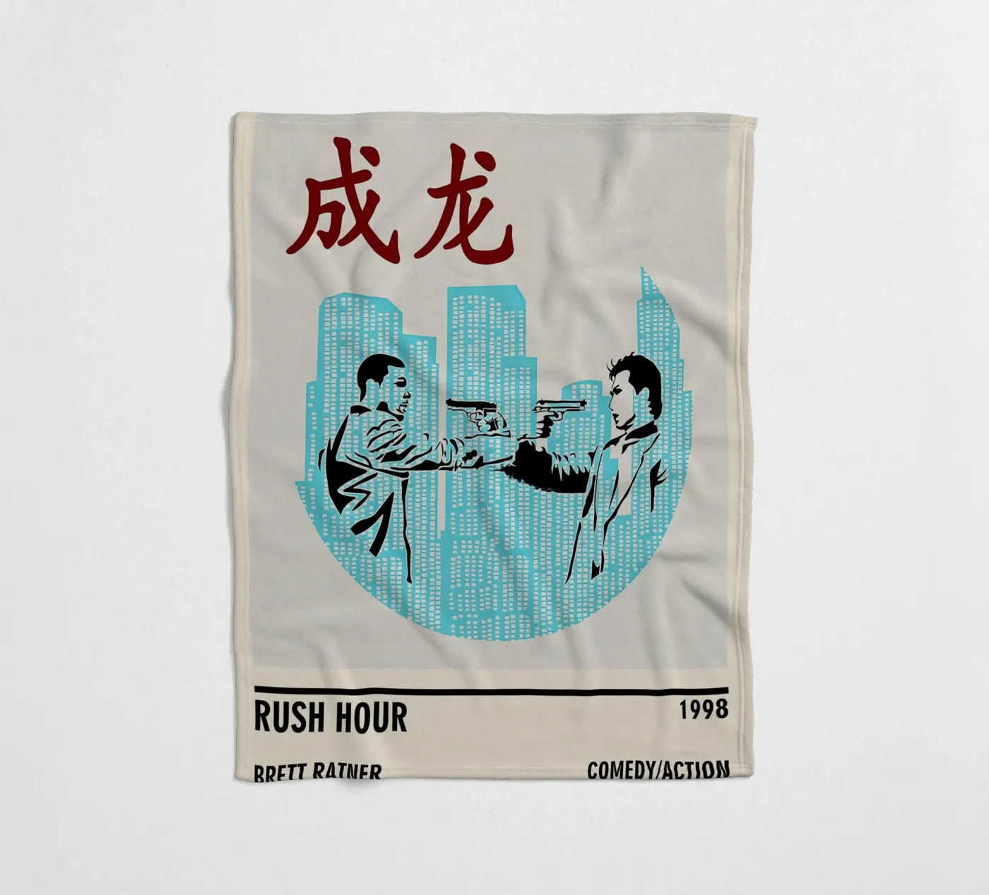 Rush Hour fleecedeken van TheArtstudio