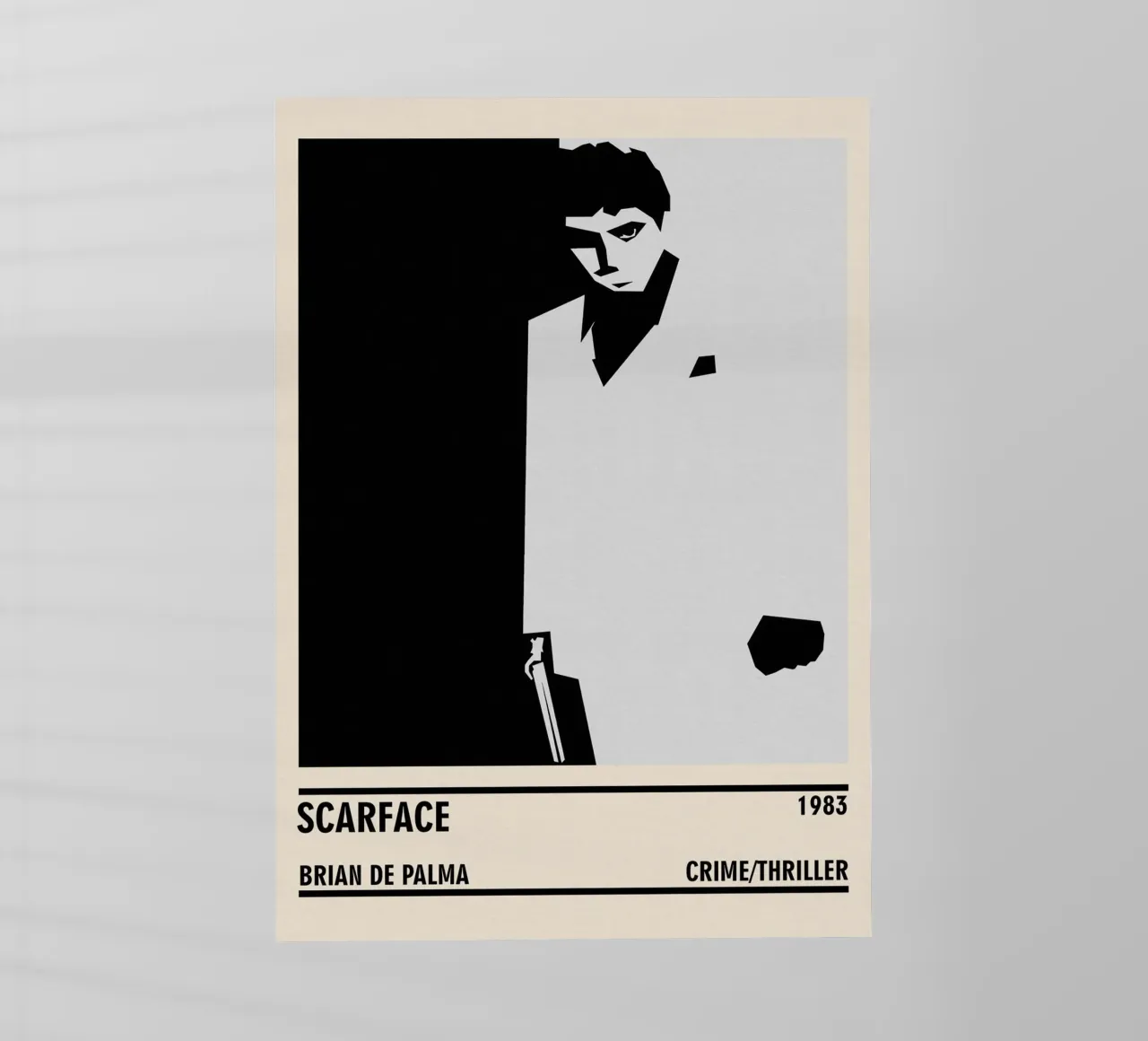 Scarface pellicola backlit da TheArtstudio