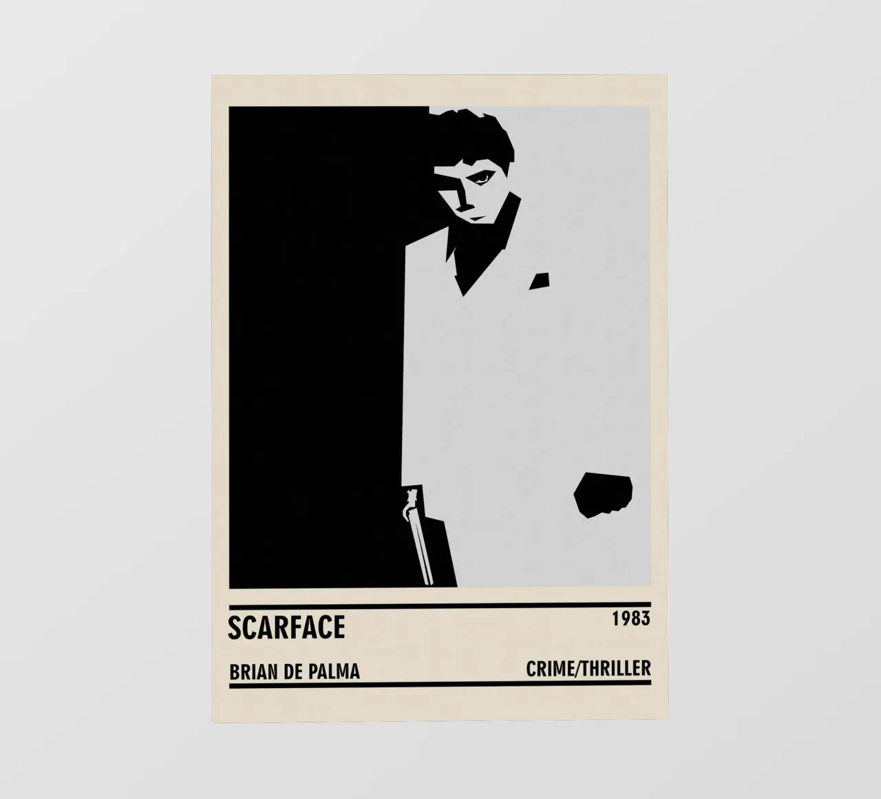 Scarface telo in pvc da TheArtstudio