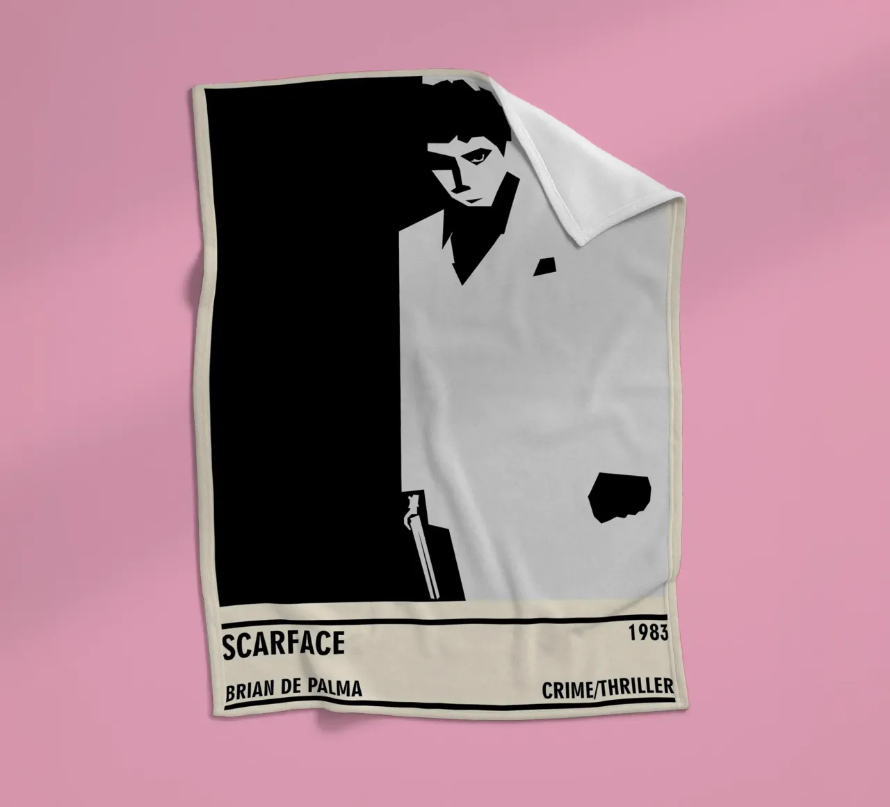 Scarface fleecedeken van TheArtstudio