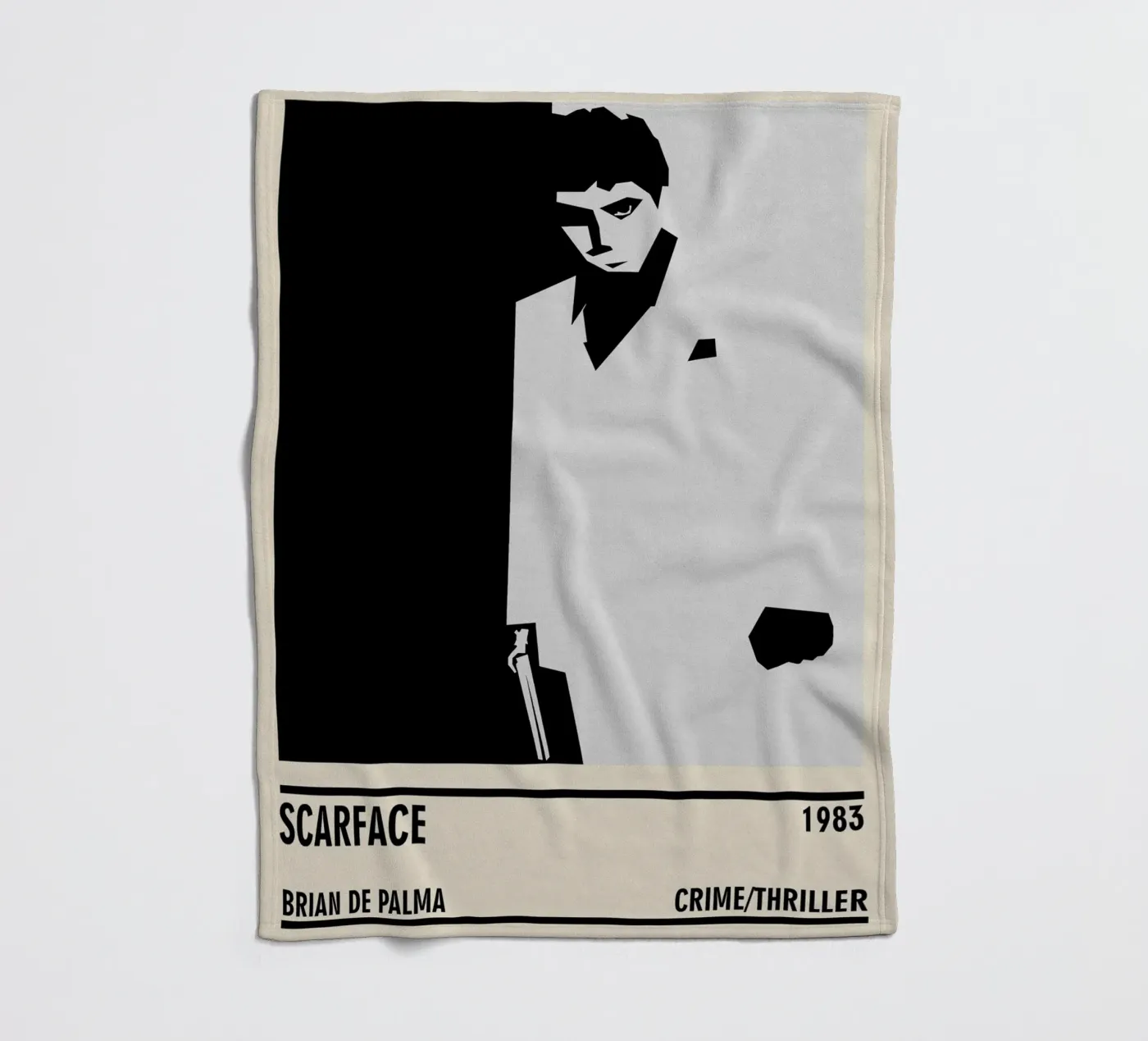 Scarface coperta in pile da TheArtstudio
