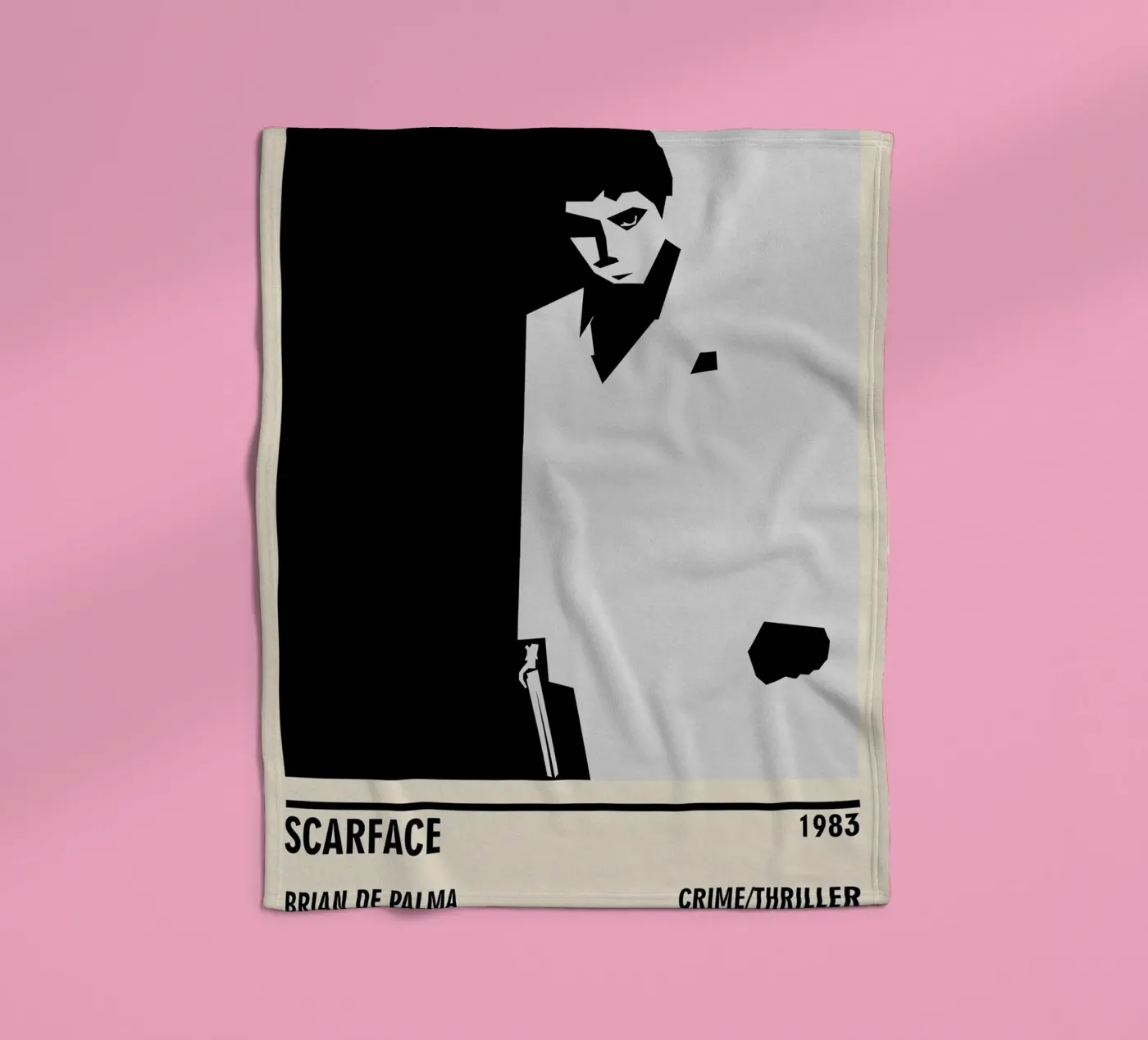 Scarface coperta in pile da TheArtstudio