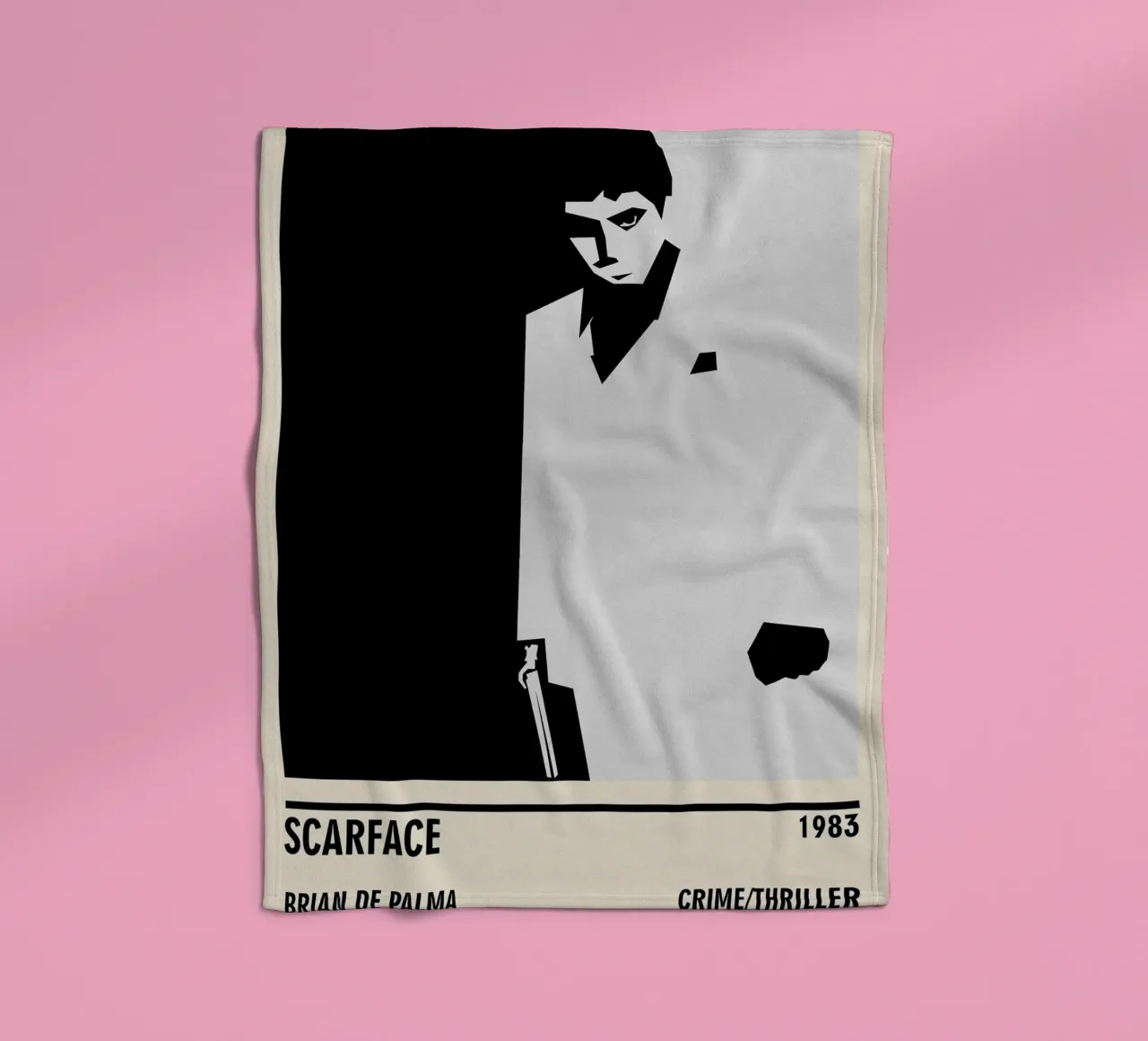 Scarface fleecedeken van TheArtstudio