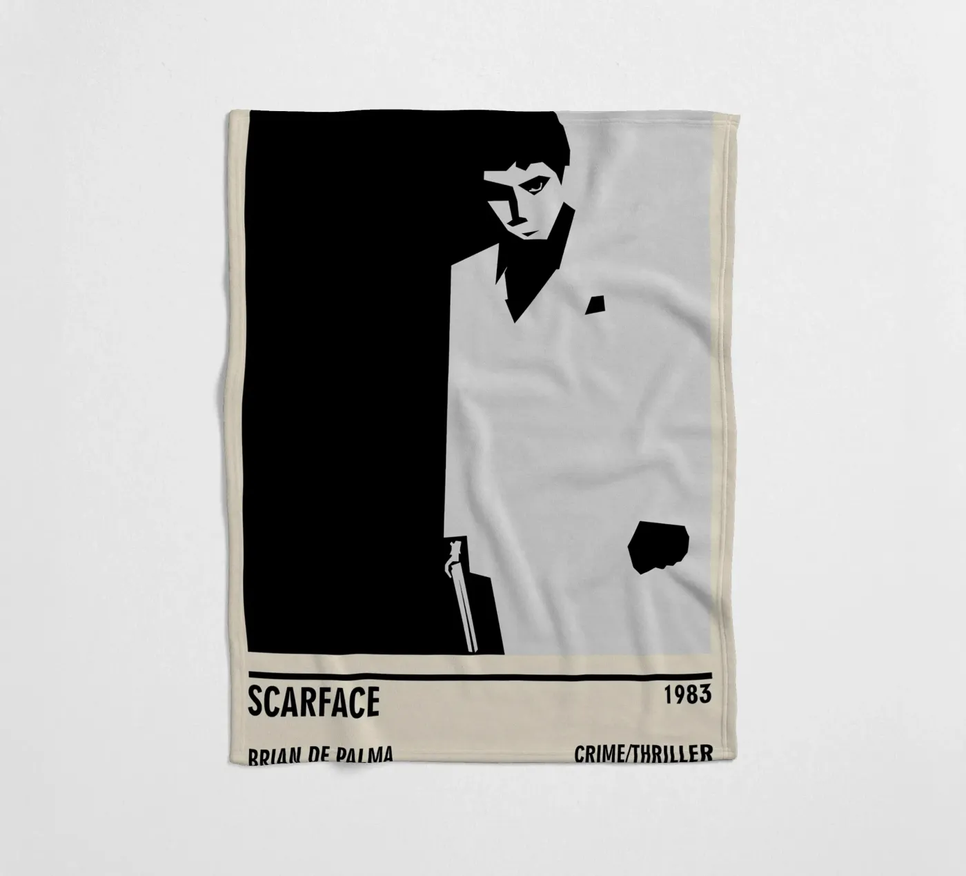 Scarface coperta in pile da TheArtstudio