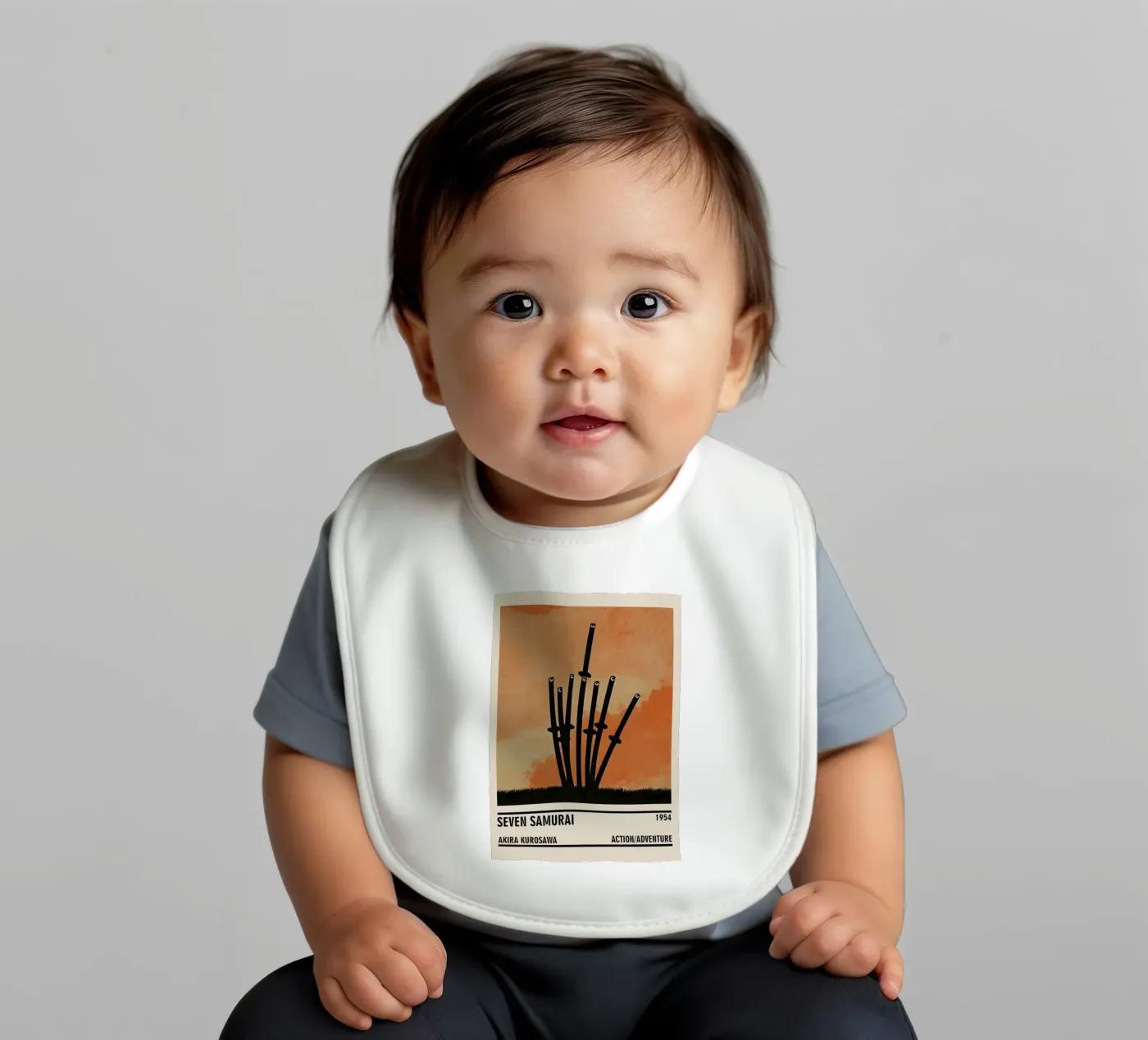 Seven Samurai bavaglino da TheArtstudio