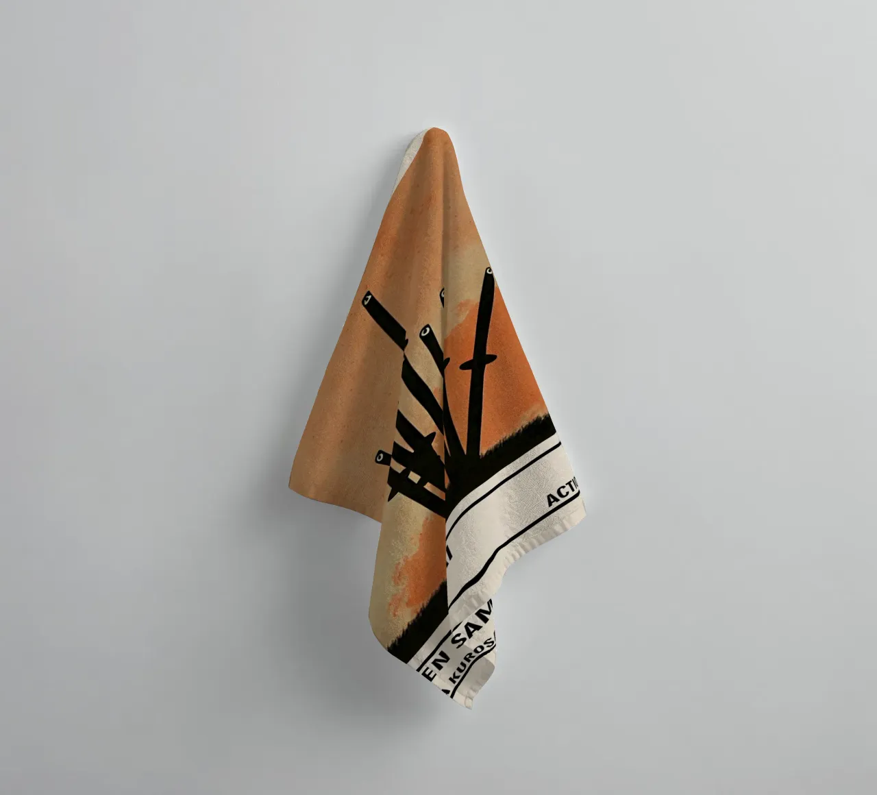 Seven Samurai asciugamano da bagno da TheArtstudio