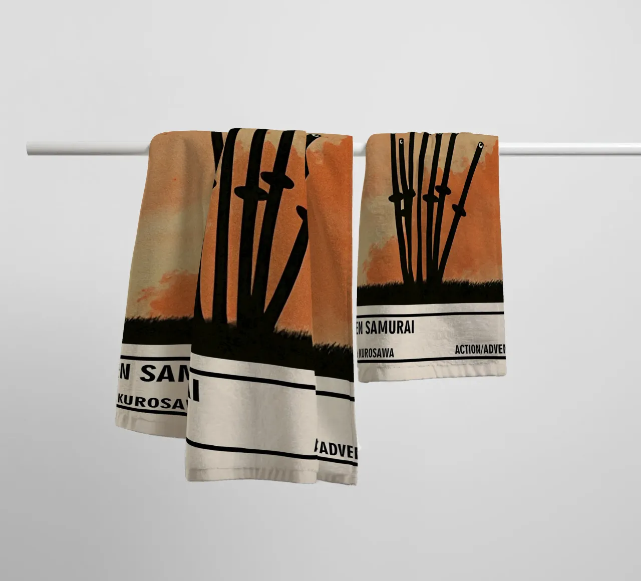 Seven Samurai asciugamano da bagno da TheArtstudio