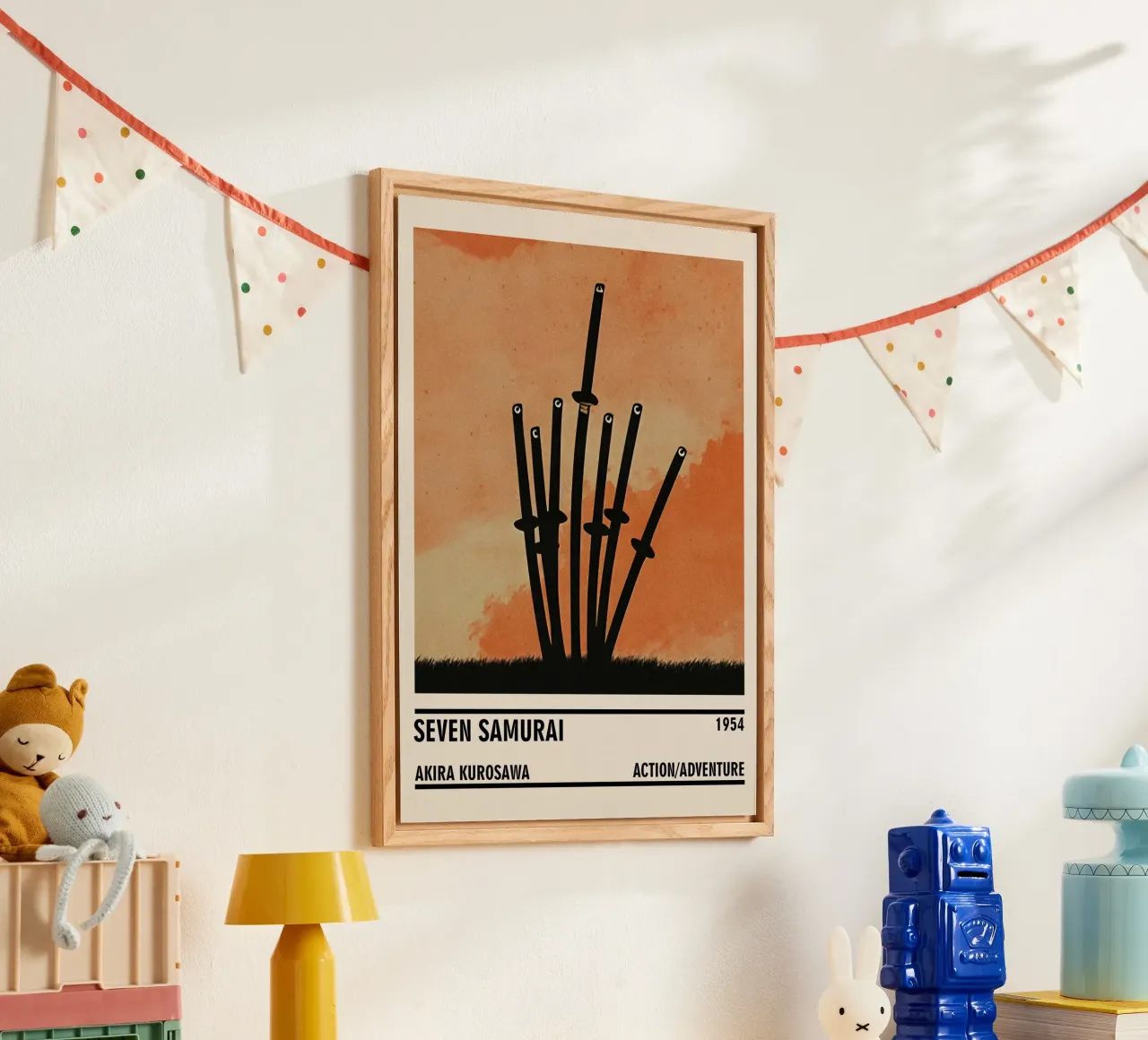 Seven Samurai plexiglass da TheArtstudio