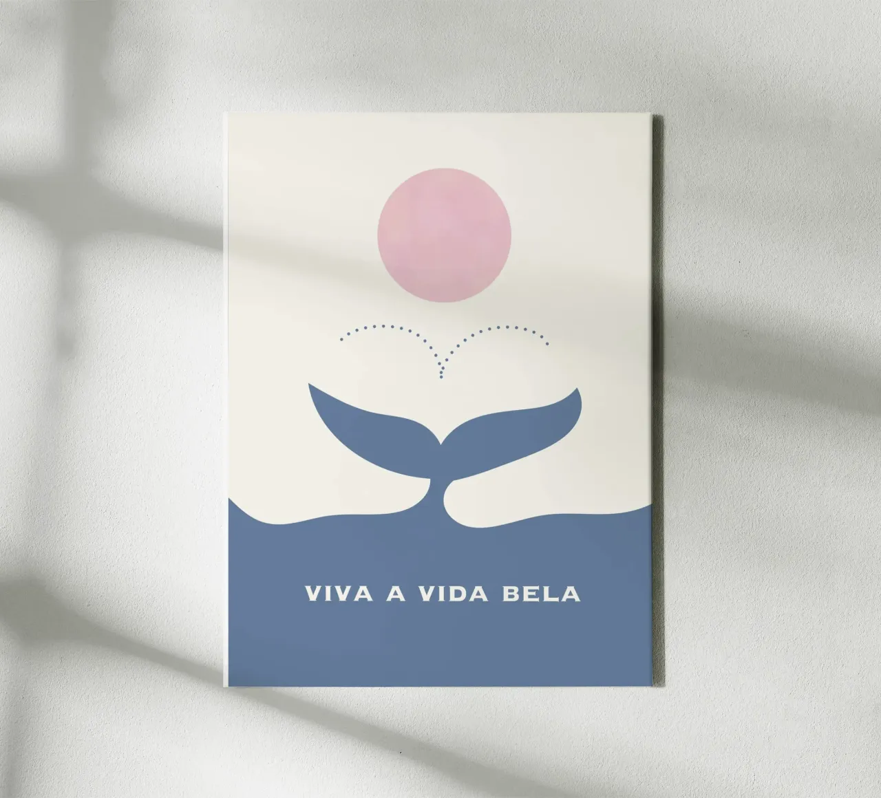 viva a vida bela tela con Cornice a cassetta da natural neutral