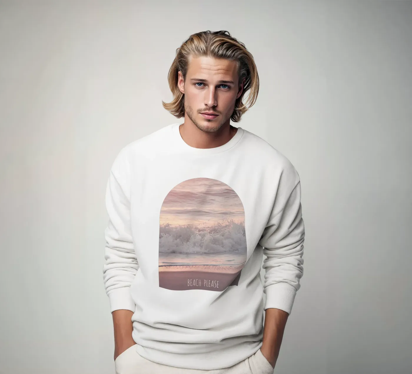 Beach Please felpa da Monika Strigel