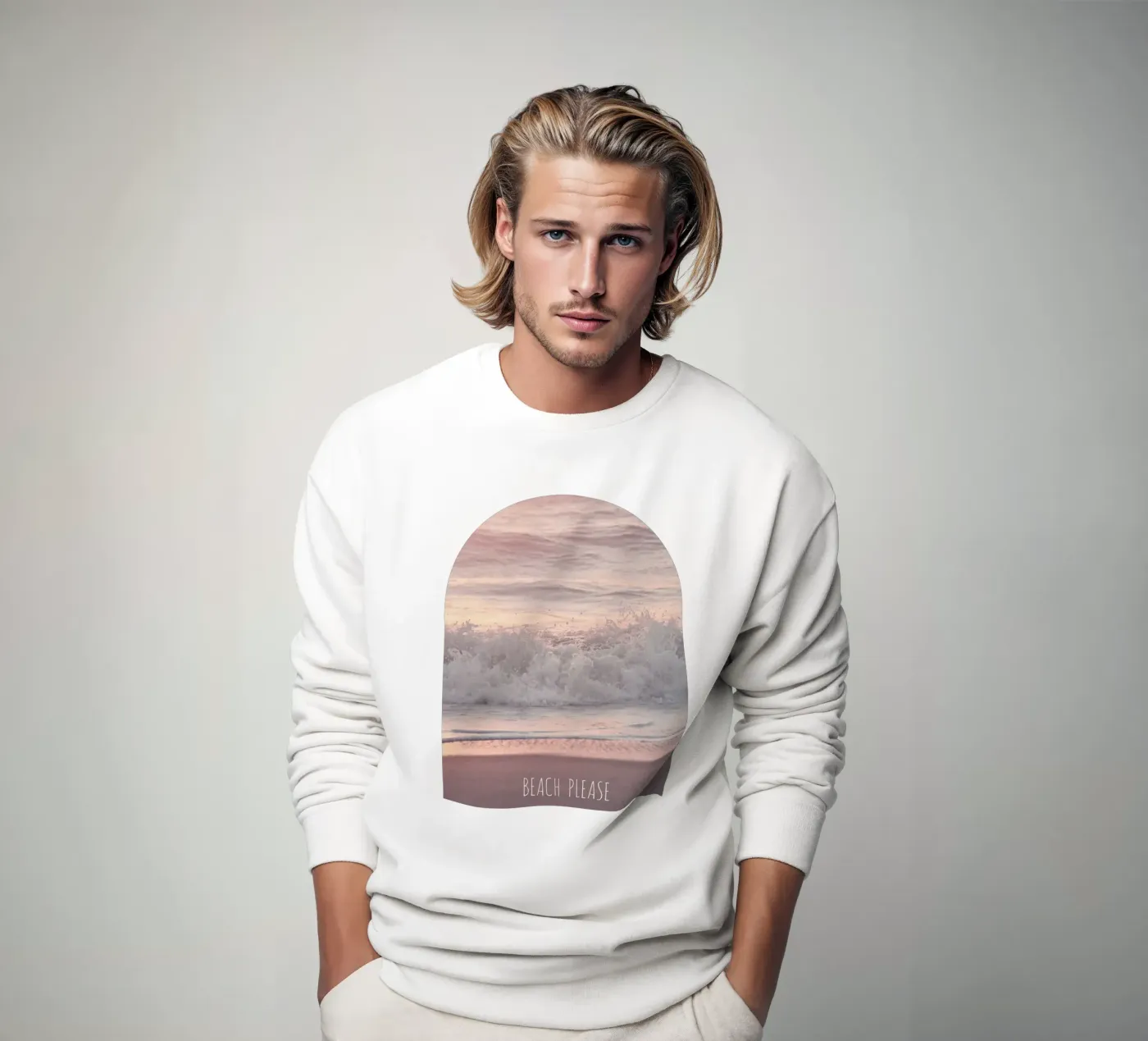 Beach Please felpa da Monika Strigel