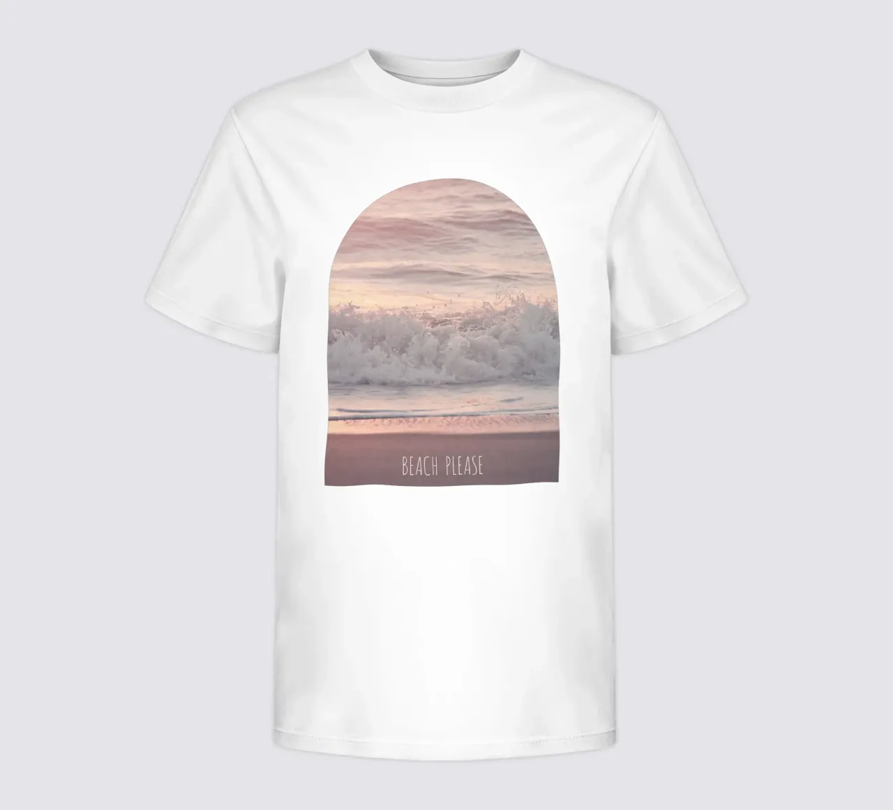 Beach Please t-shirt bambini da Monika Strigel