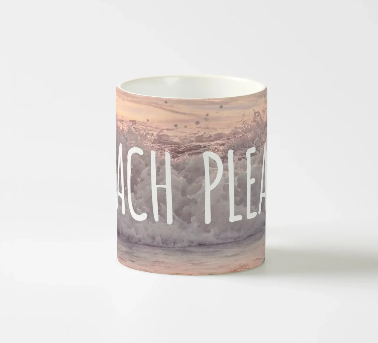 Beach Please tazza in ceramica da Monika Strigel