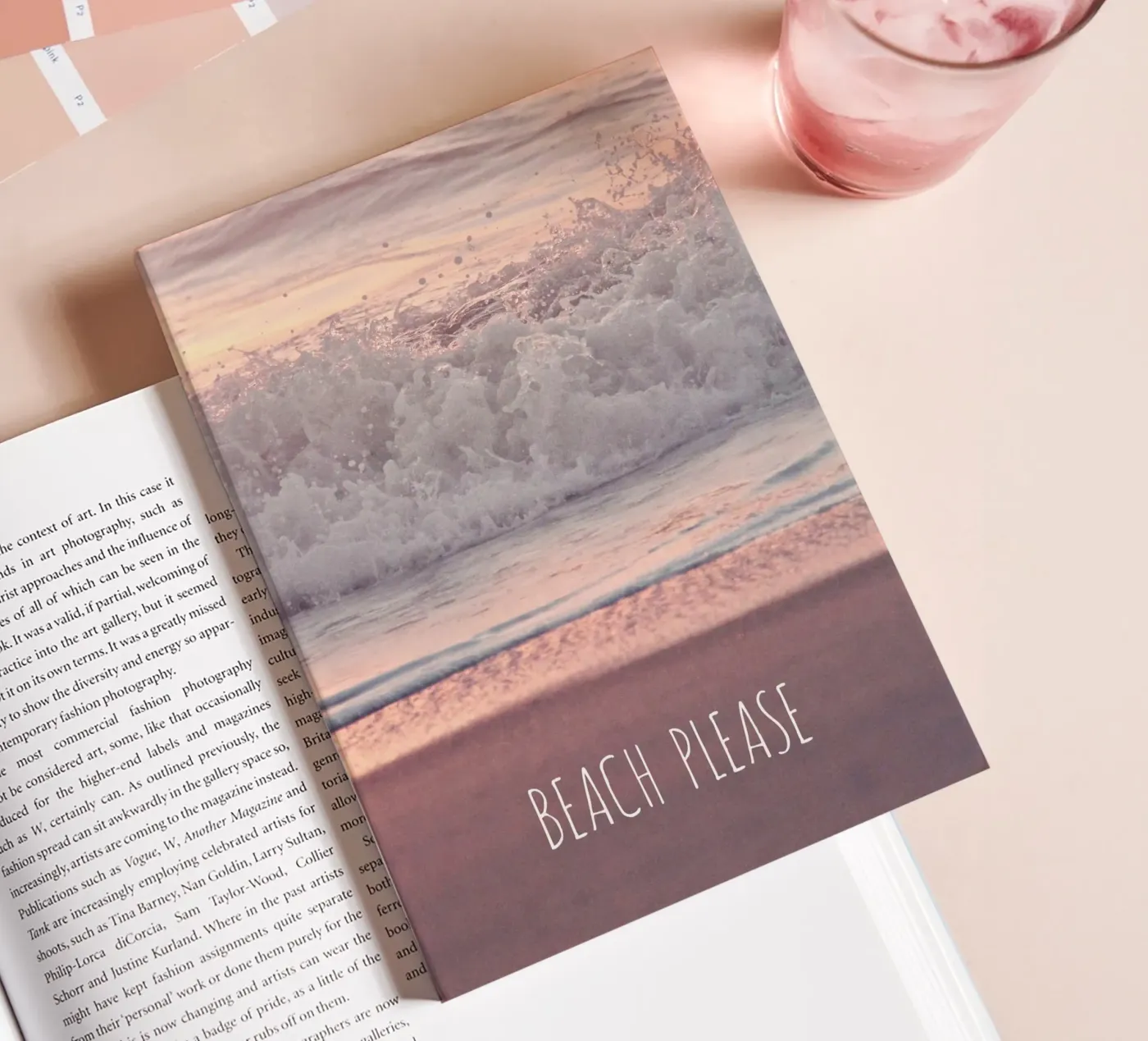 Beach Please notebook by Monika Strigel
