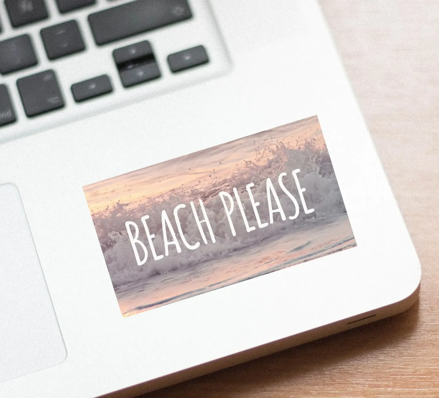Beach Please sticker by Monika Strigel