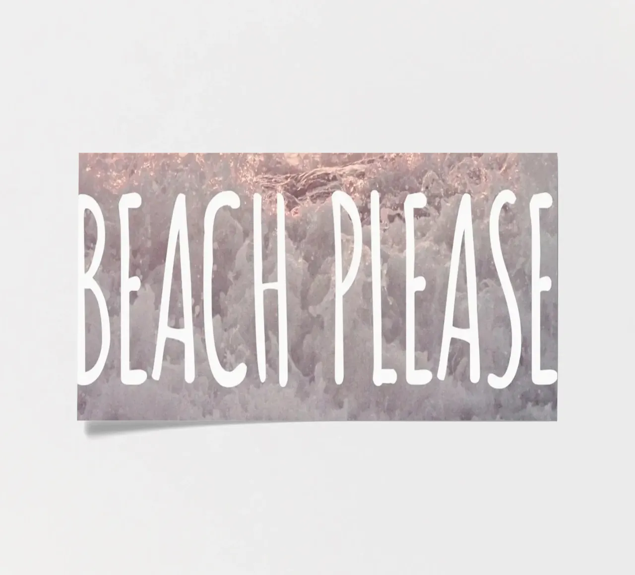 Beach Please sticker sheet by Monika Strigel