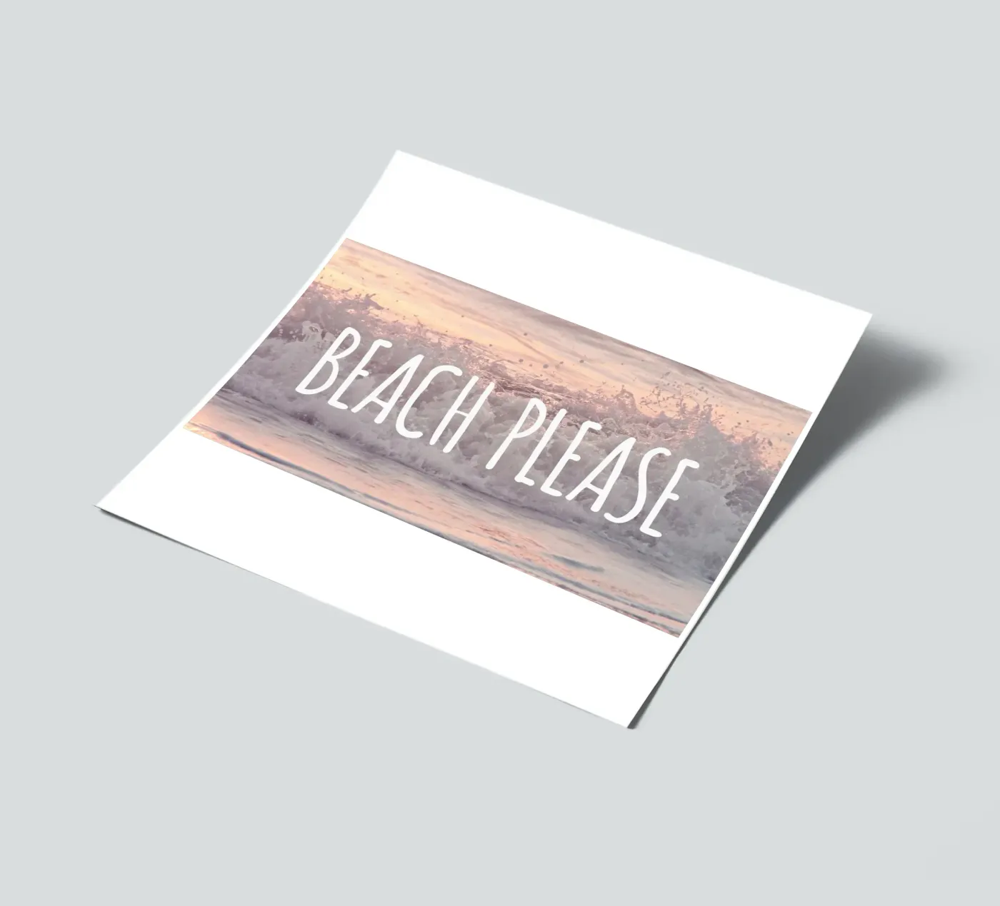 Beach Please Stickerbogen von Monika Strigel