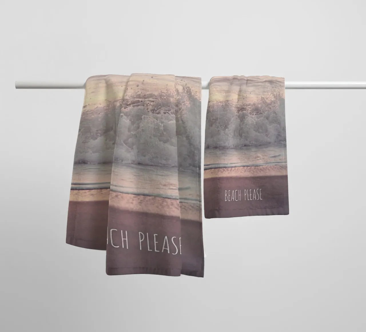 Beach Please towel by Monika Strigel