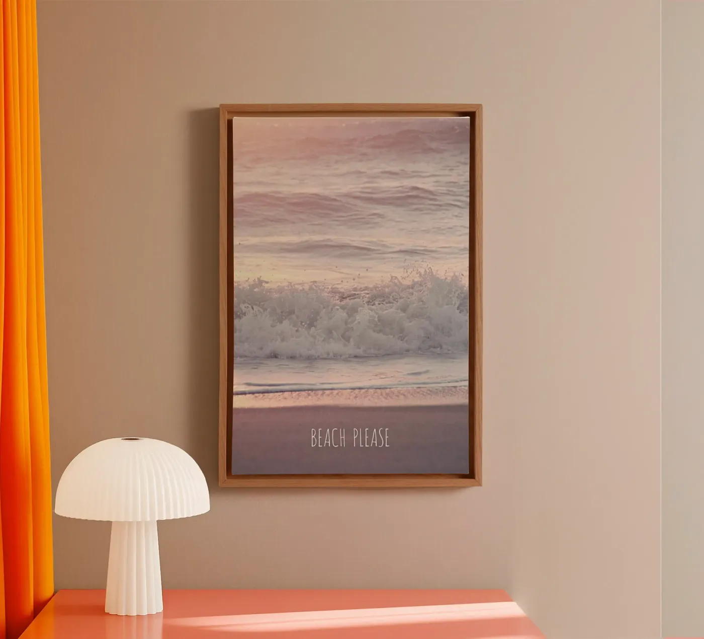 Beach Please canvas by Monika Strigel