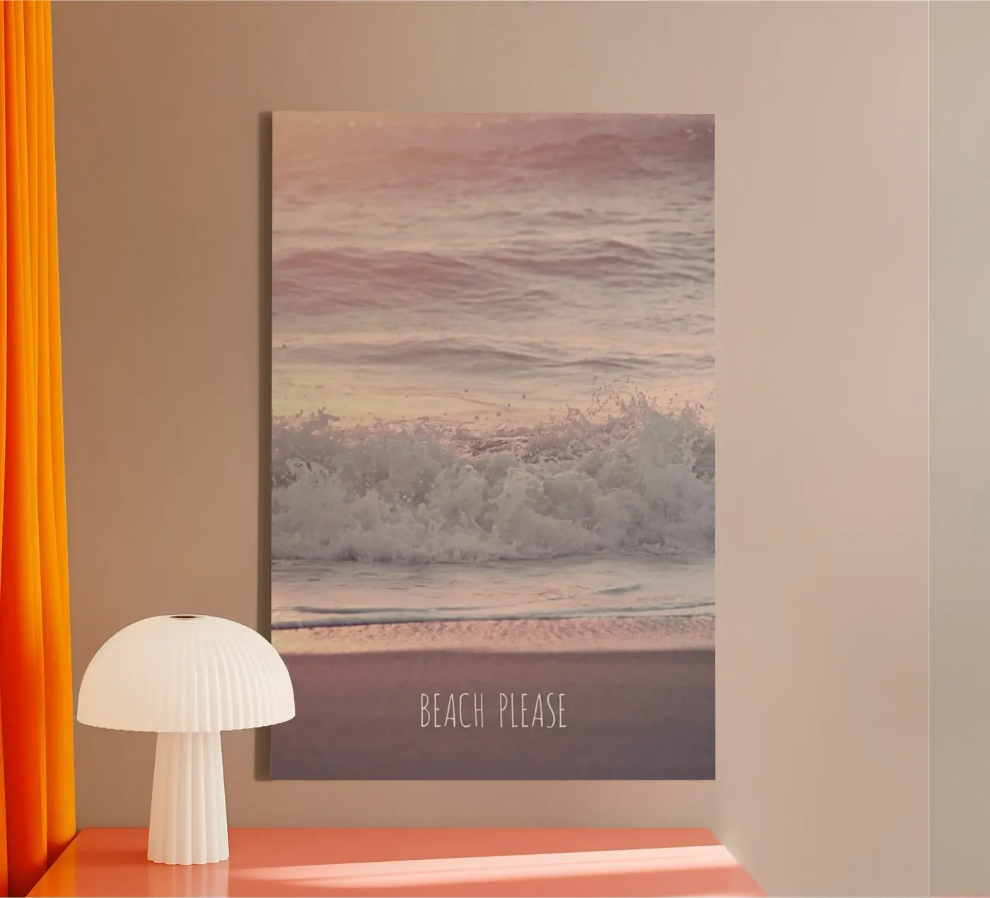 Beach Please canvas by Monika Strigel