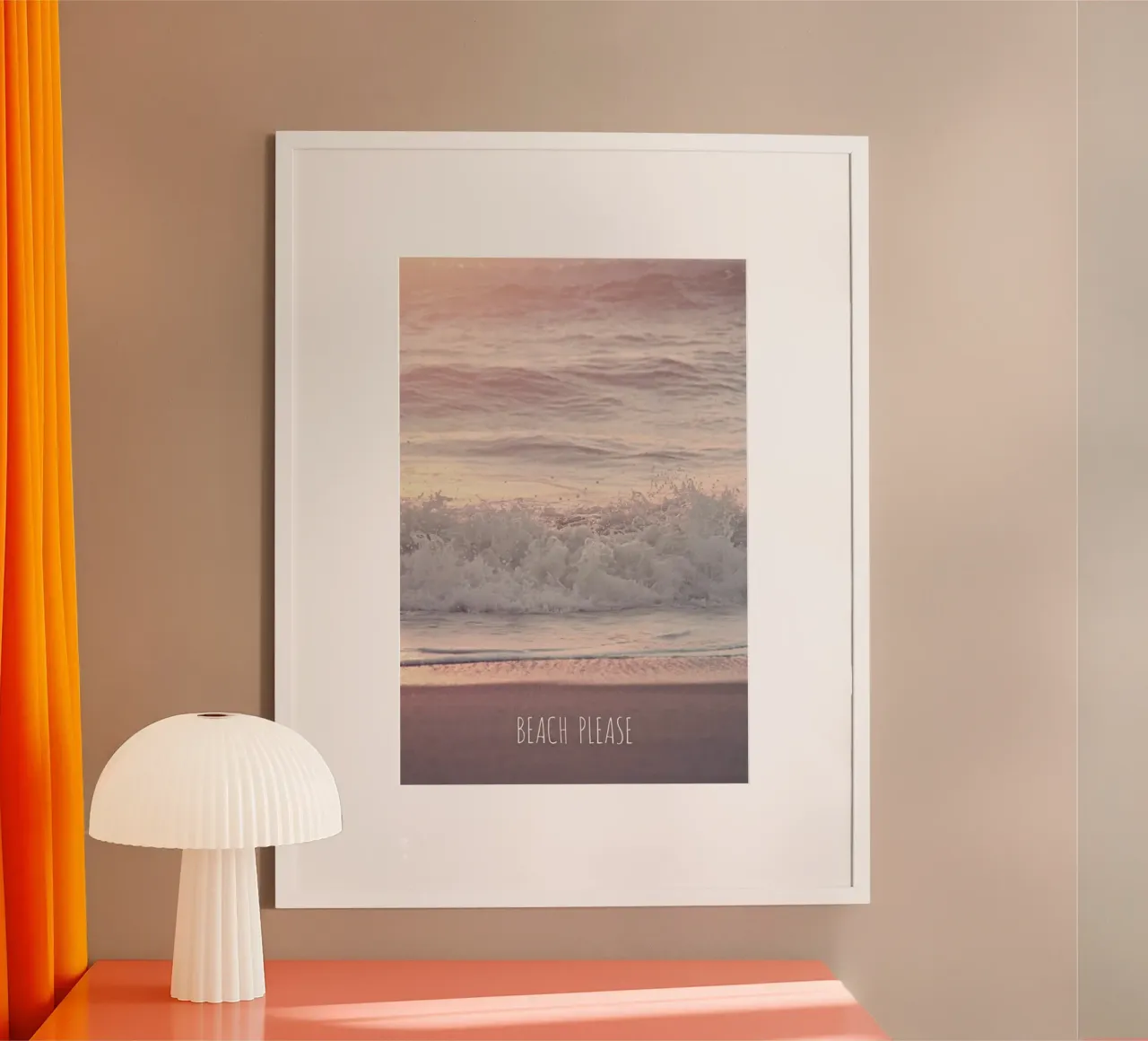 Beach Please poster da Monika Strigel