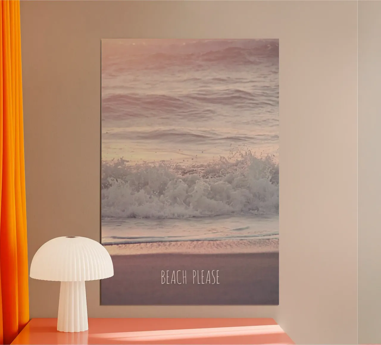 Beach Please poster da Monika Strigel