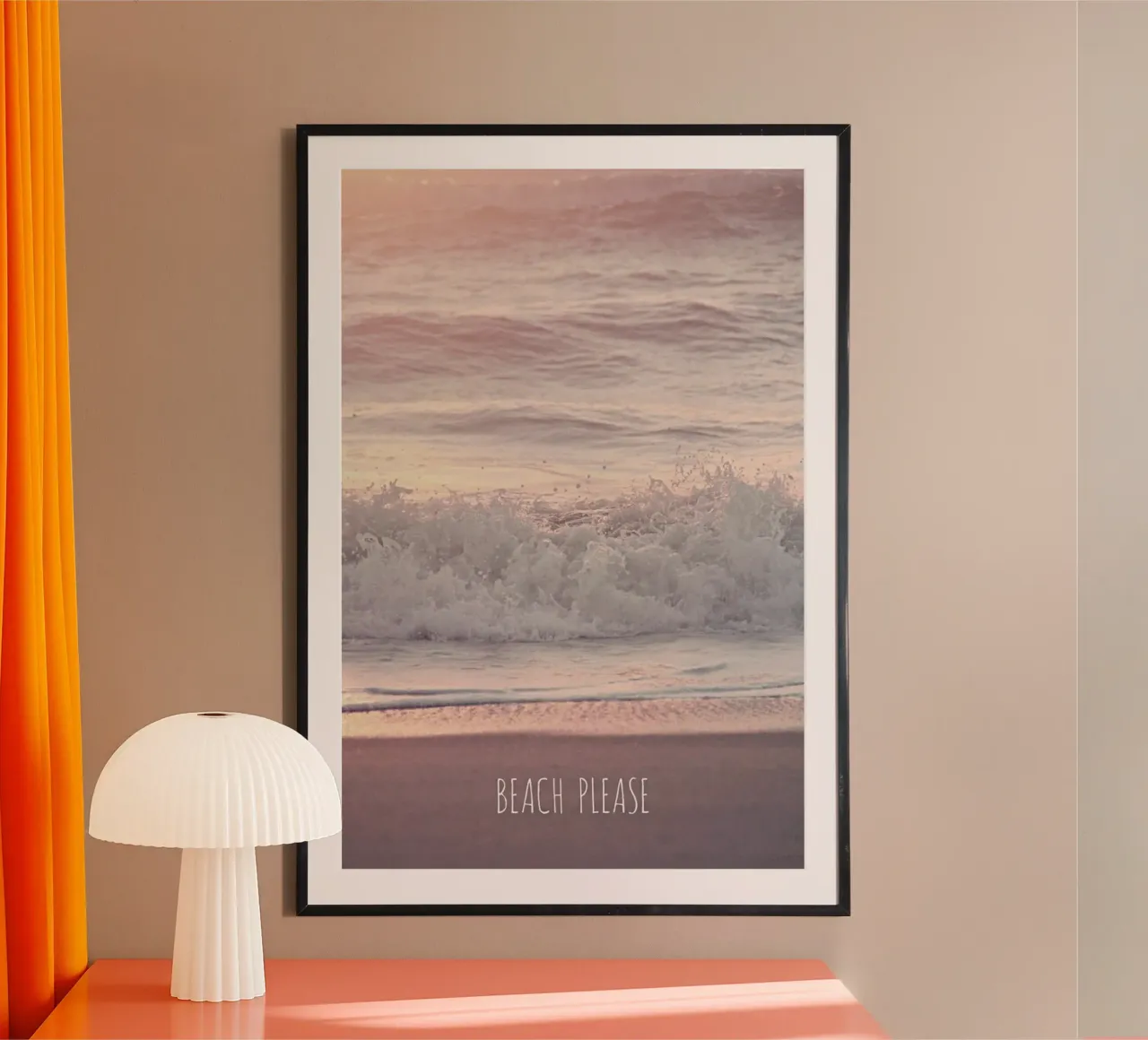 Beach Please poster da Monika Strigel