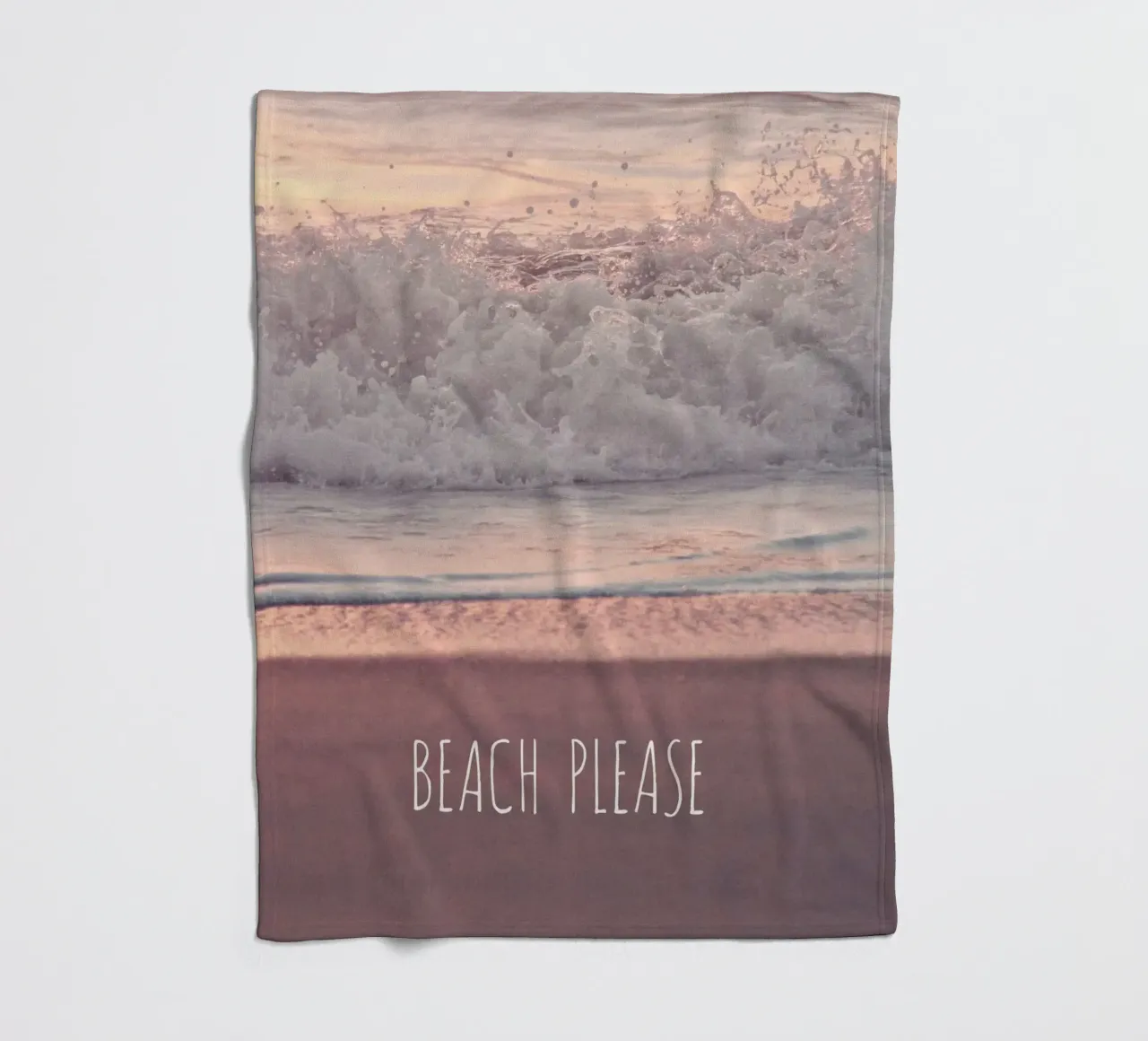Beach Please fleecedeken van Monika Strigel