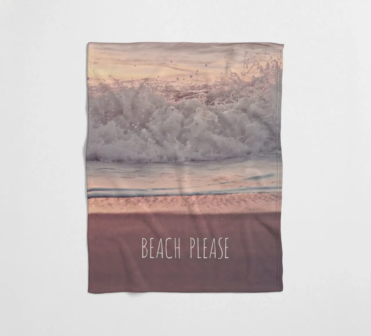 Beach Please fleecedeken van Monika Strigel