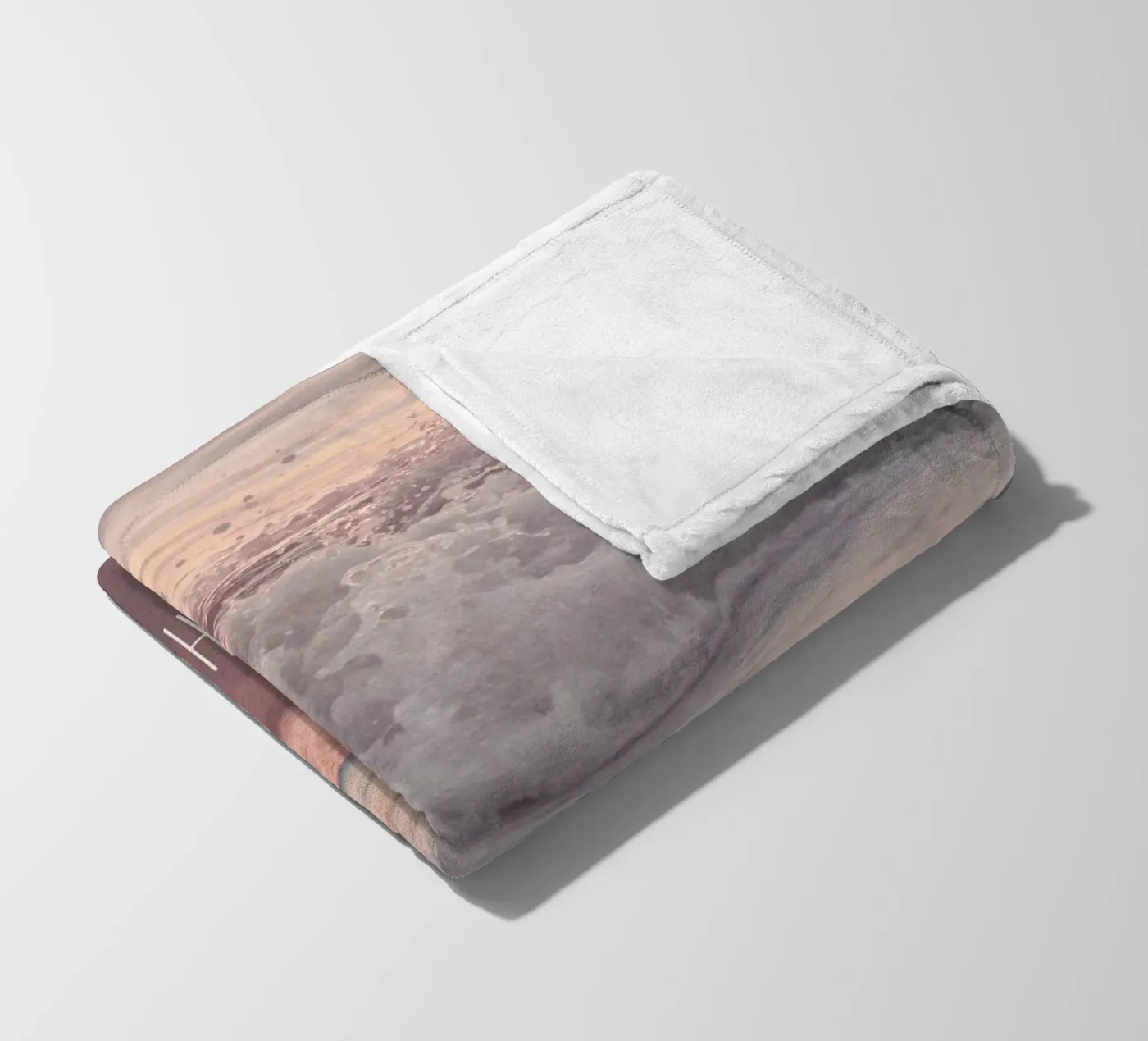 Beach Please fleece blanket by Monika Strigel