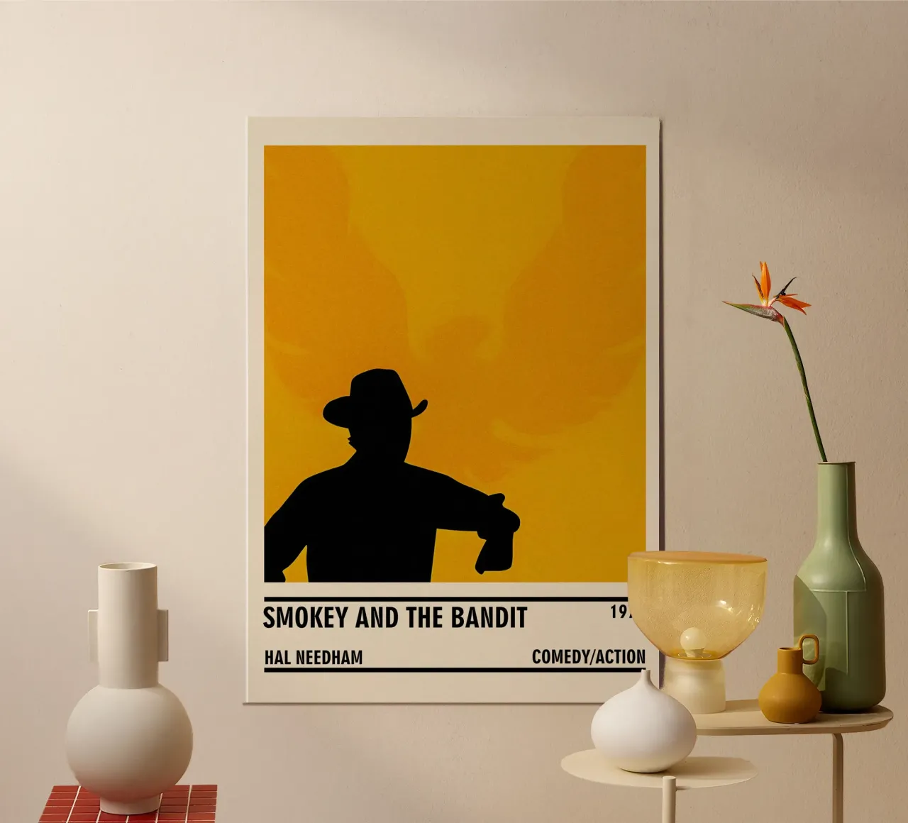 Smokey and the Bandit alluminio dibond da TheArtstudio