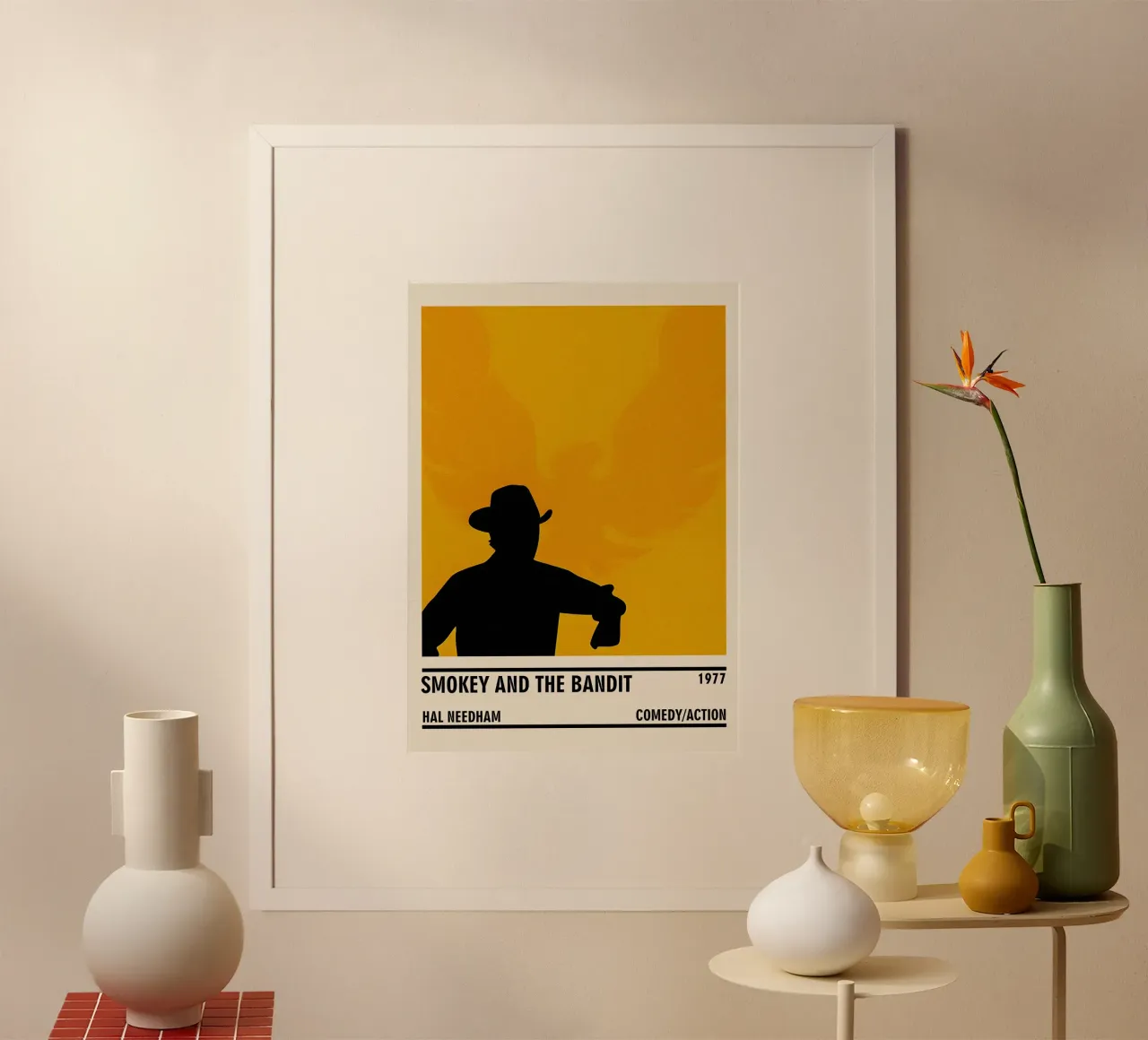 Smokey and the Bandit carta hahnemühle da TheArtstudio
