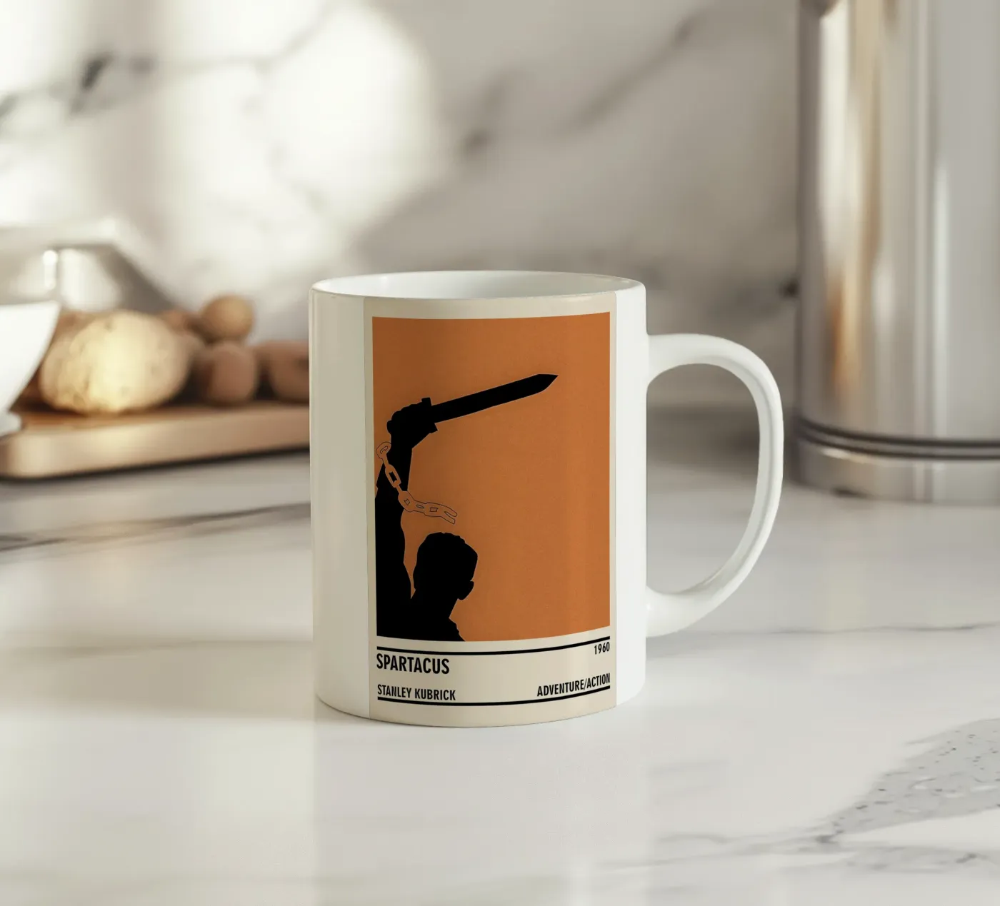 Spartacus ceramic mug by TheArtstudio