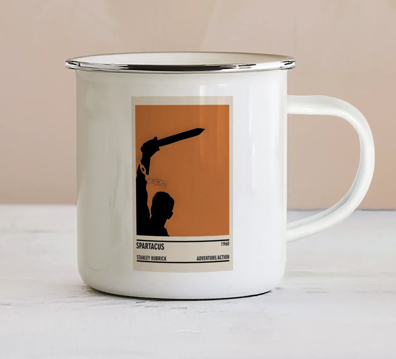 Spartacus tazza in smalto da TheArtstudio