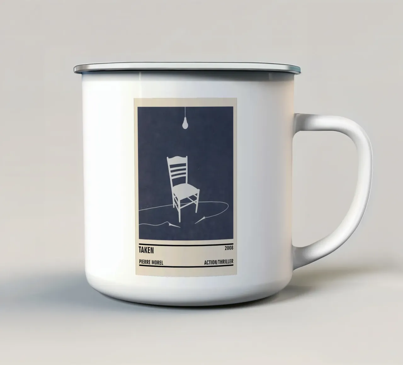 Taken tazza in smalto da TheArtstudio
