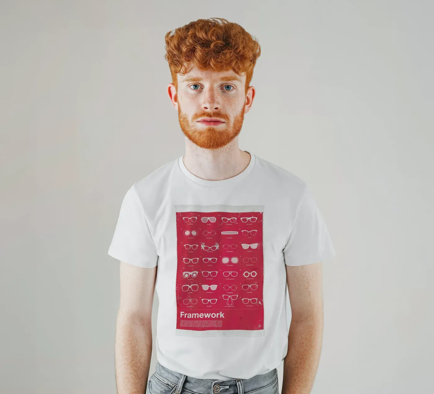 Framework T-Shirt von Moxy Creative House