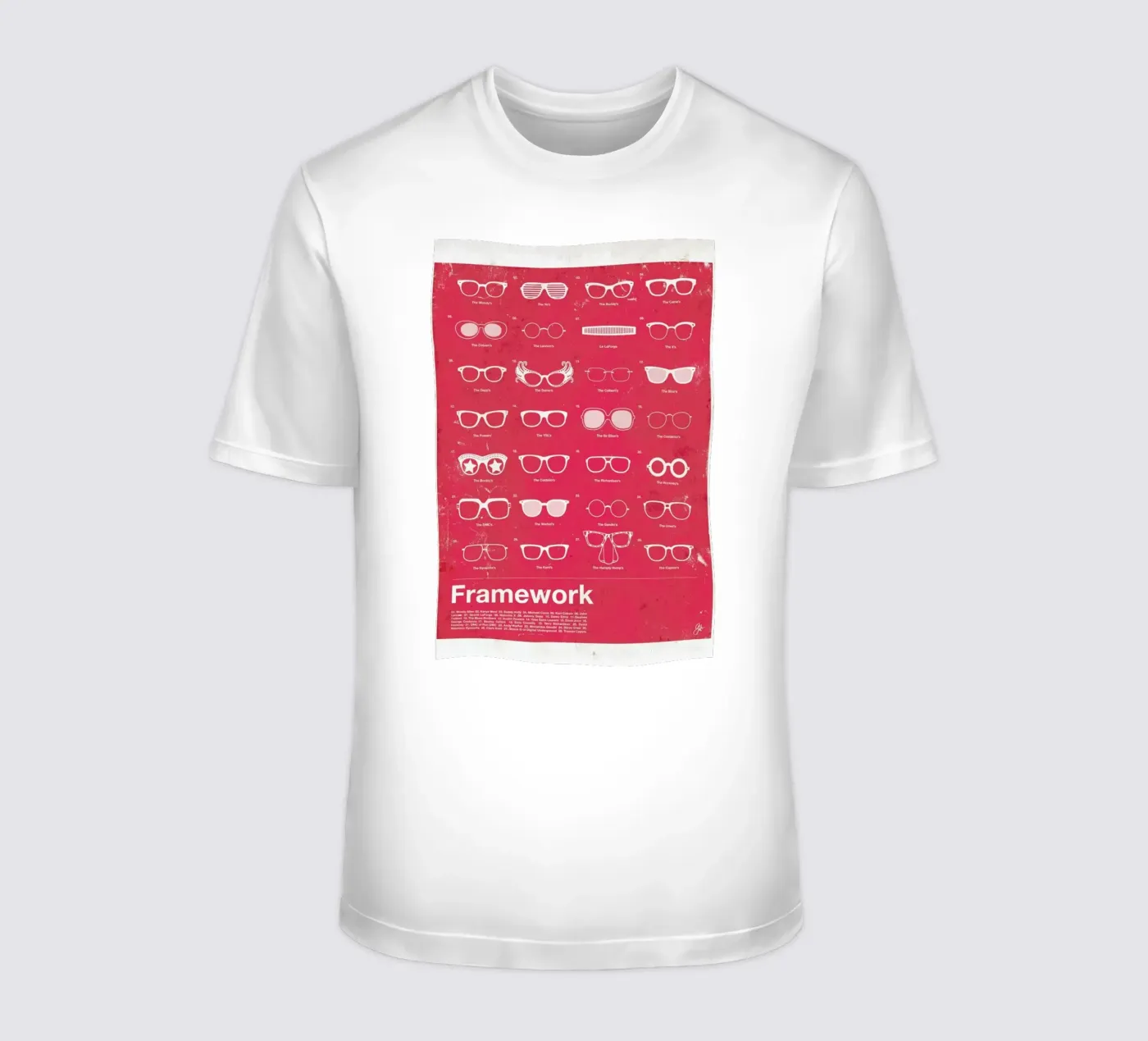 Framework T-Shirt von Moxy Creative House
