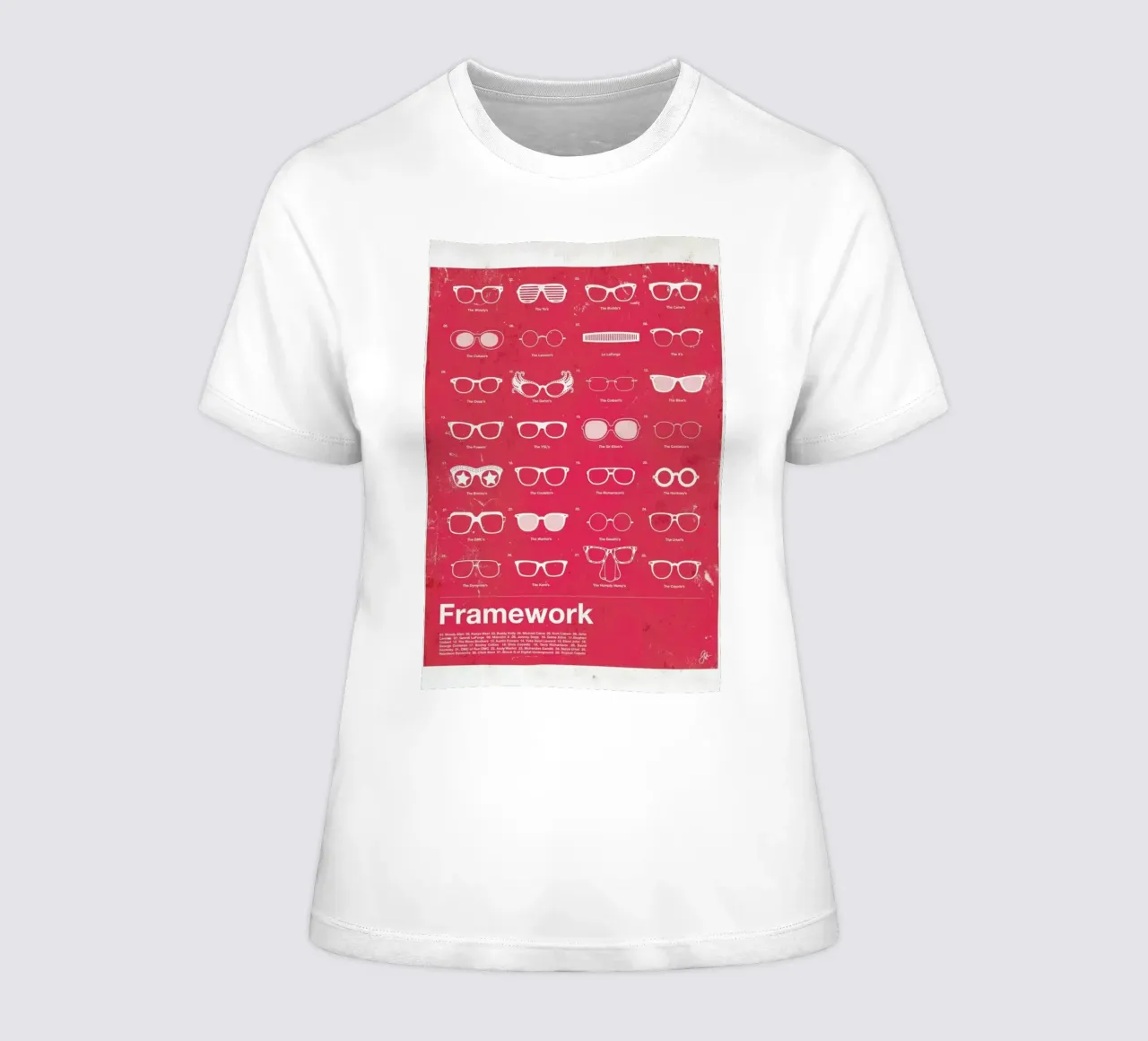 Framework t-shirt da donna da Moxy Creative House