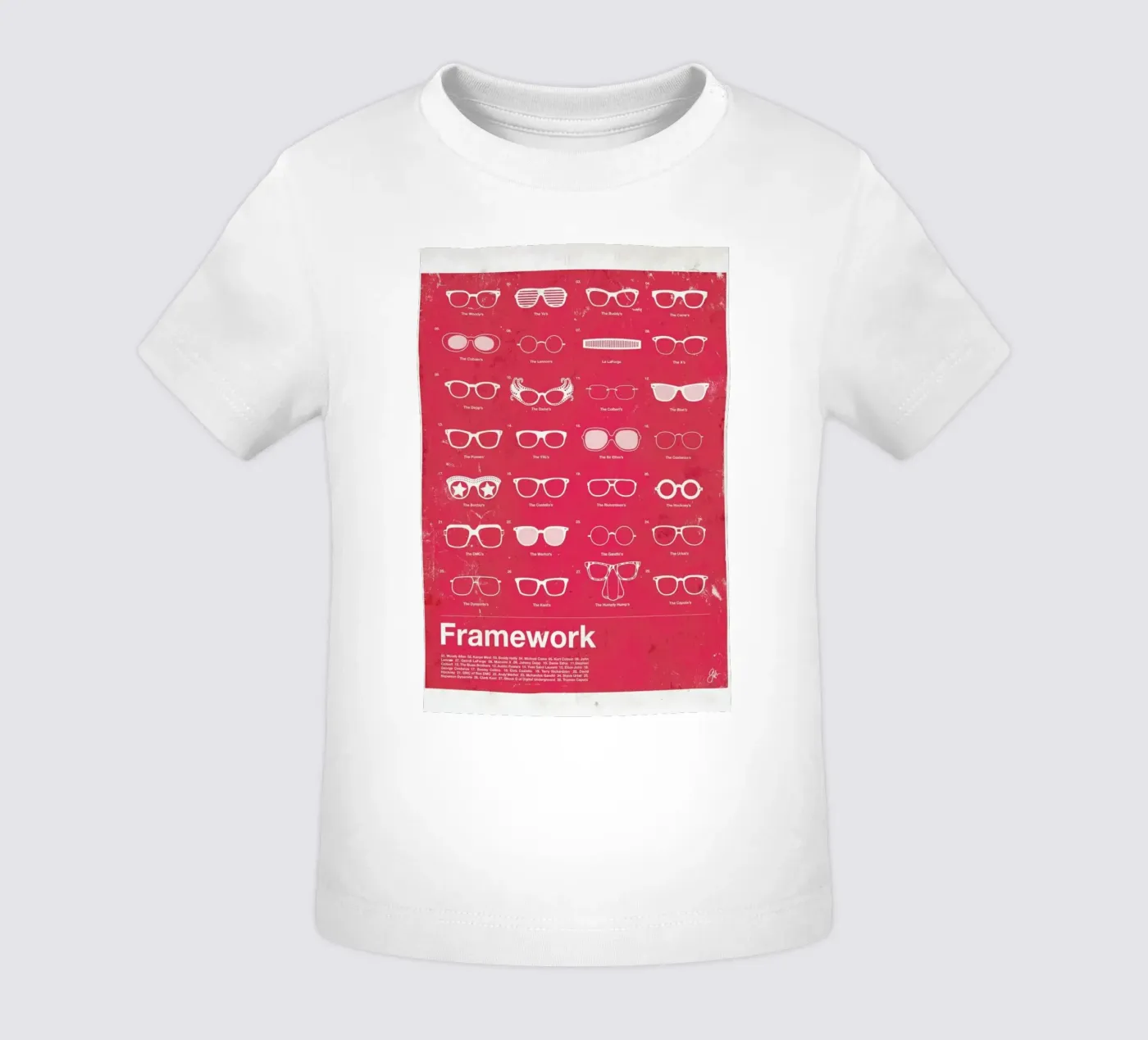 Framework maglietta neonato da Moxy Creative House