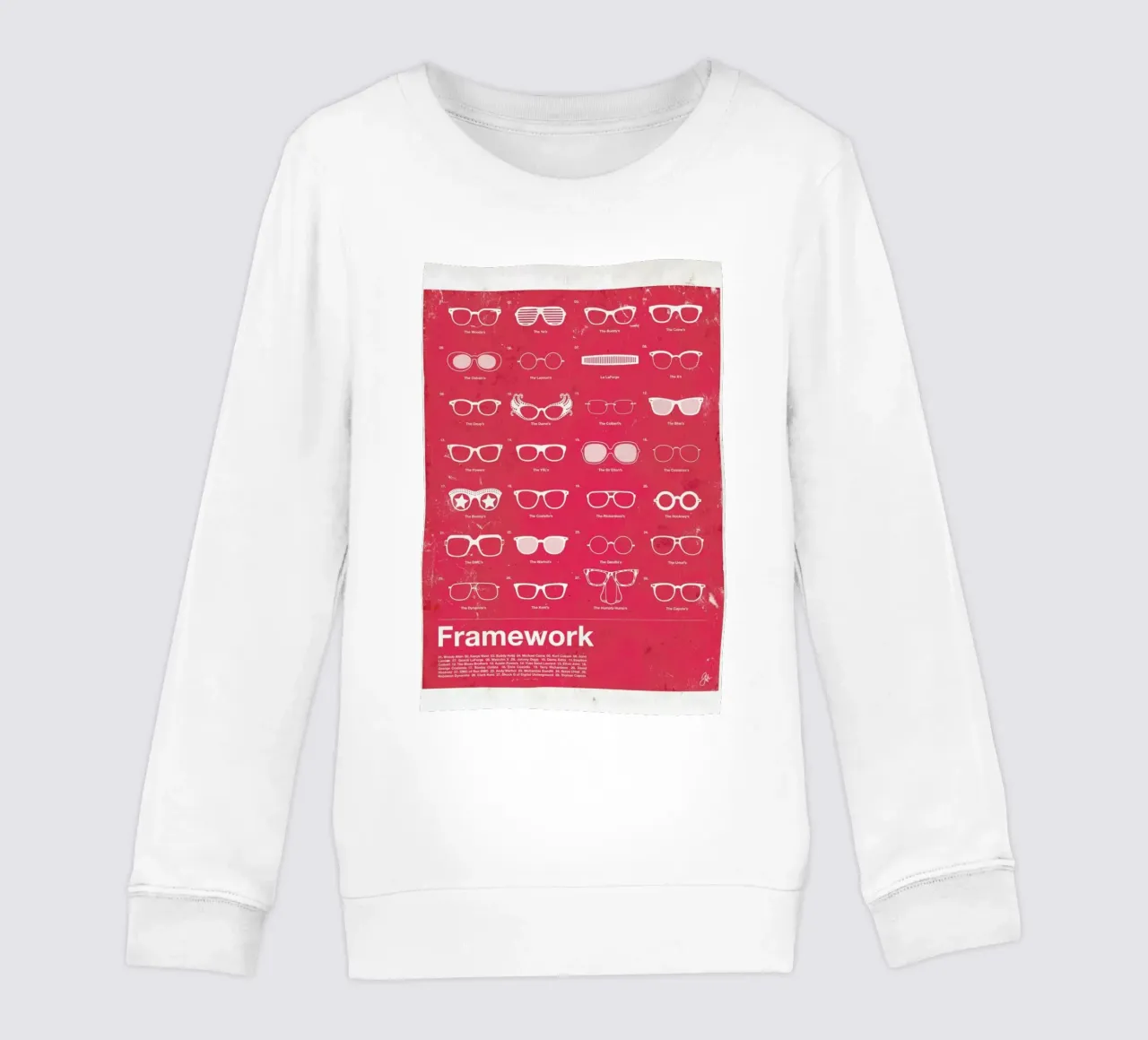 Framework felpa bambino da Moxy Creative House