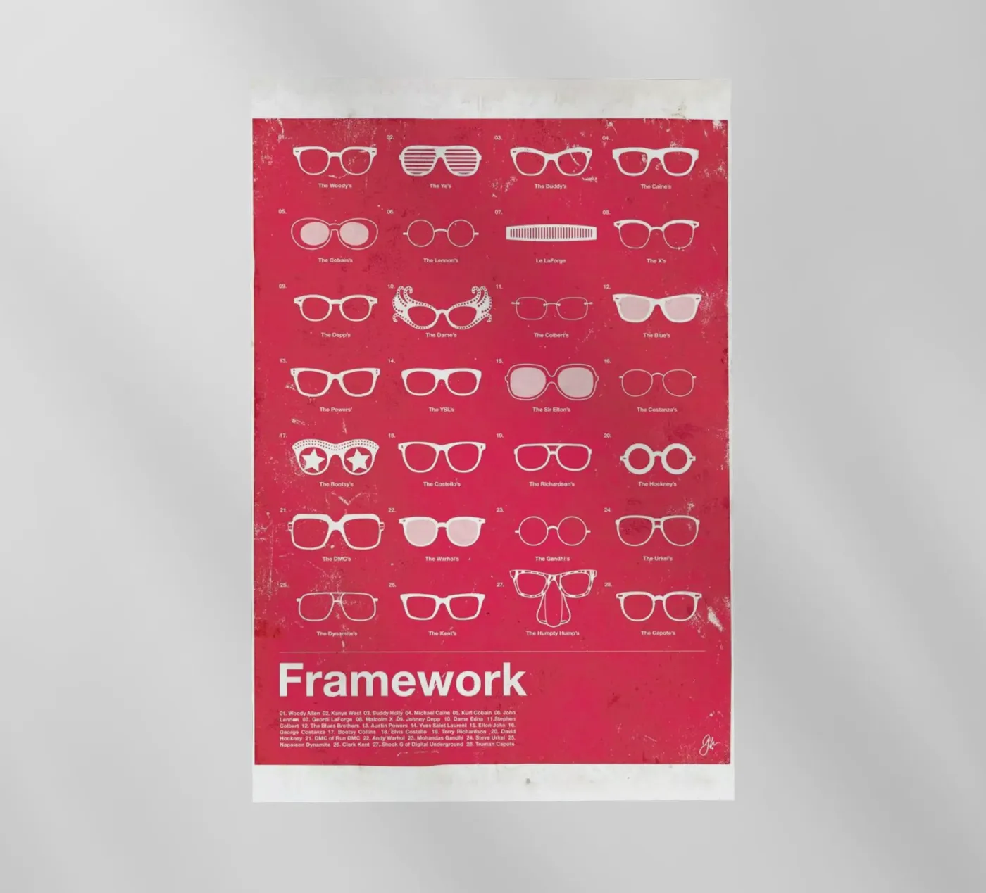 Framework film rétro-éclairé de Moxy Creative House