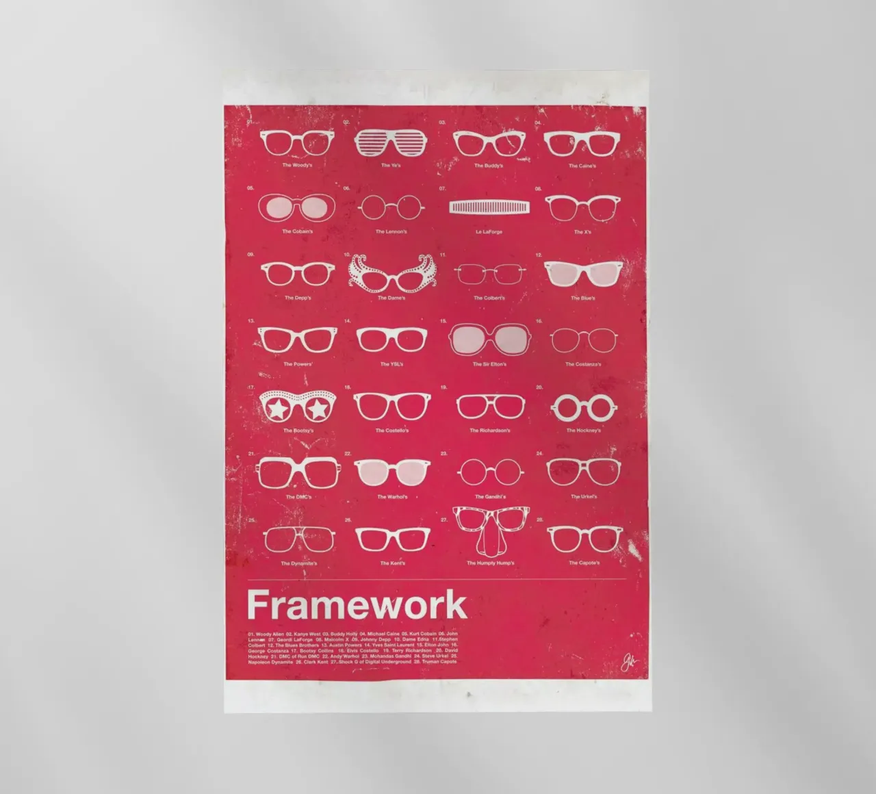 Framework pellicola backlit da Moxy Creative House